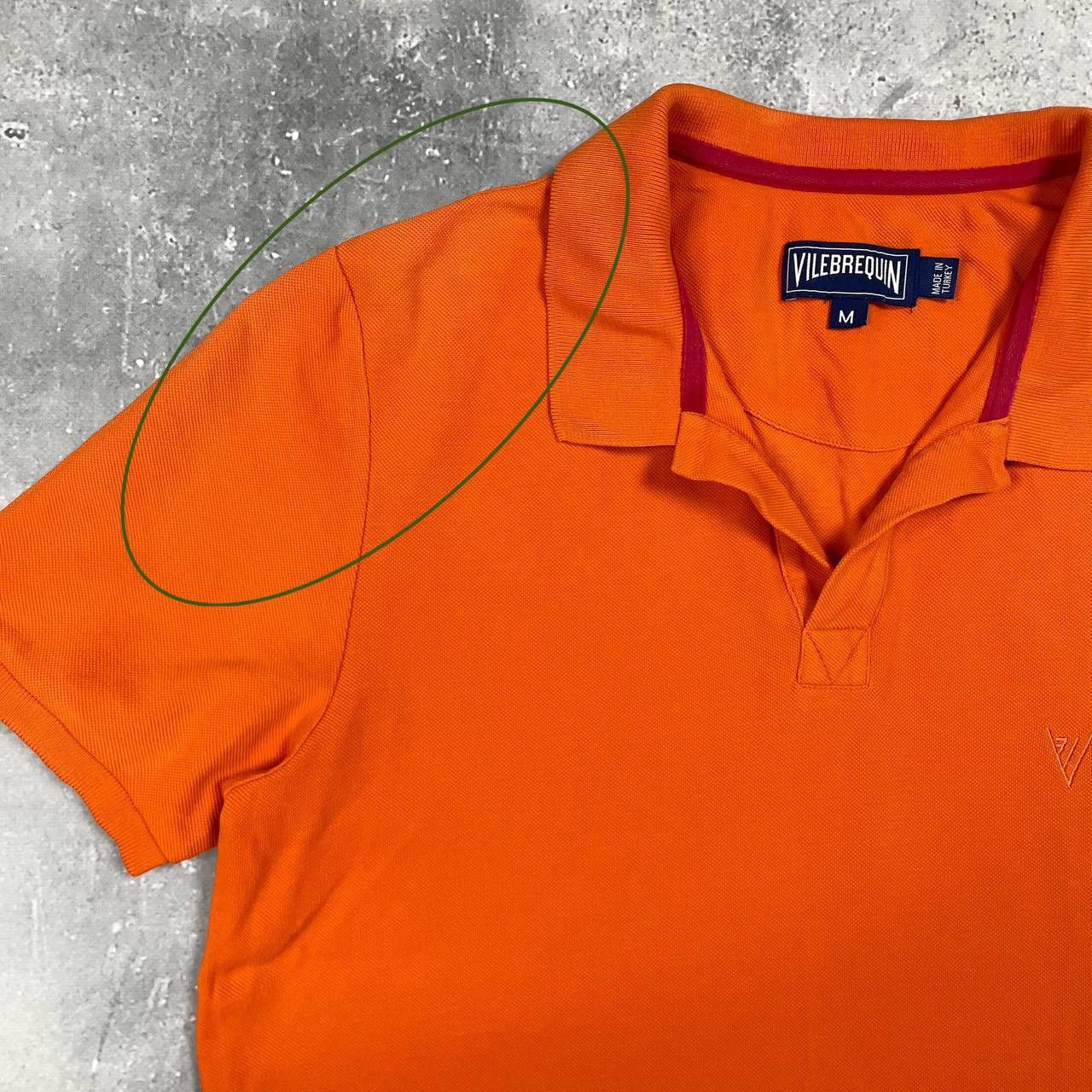 Vilebrequin Vilebrequin Pyramid Cotton Polo Shirt Orange Size M Size US M / EU 48-50 / 2 - 4 Thumbnail
