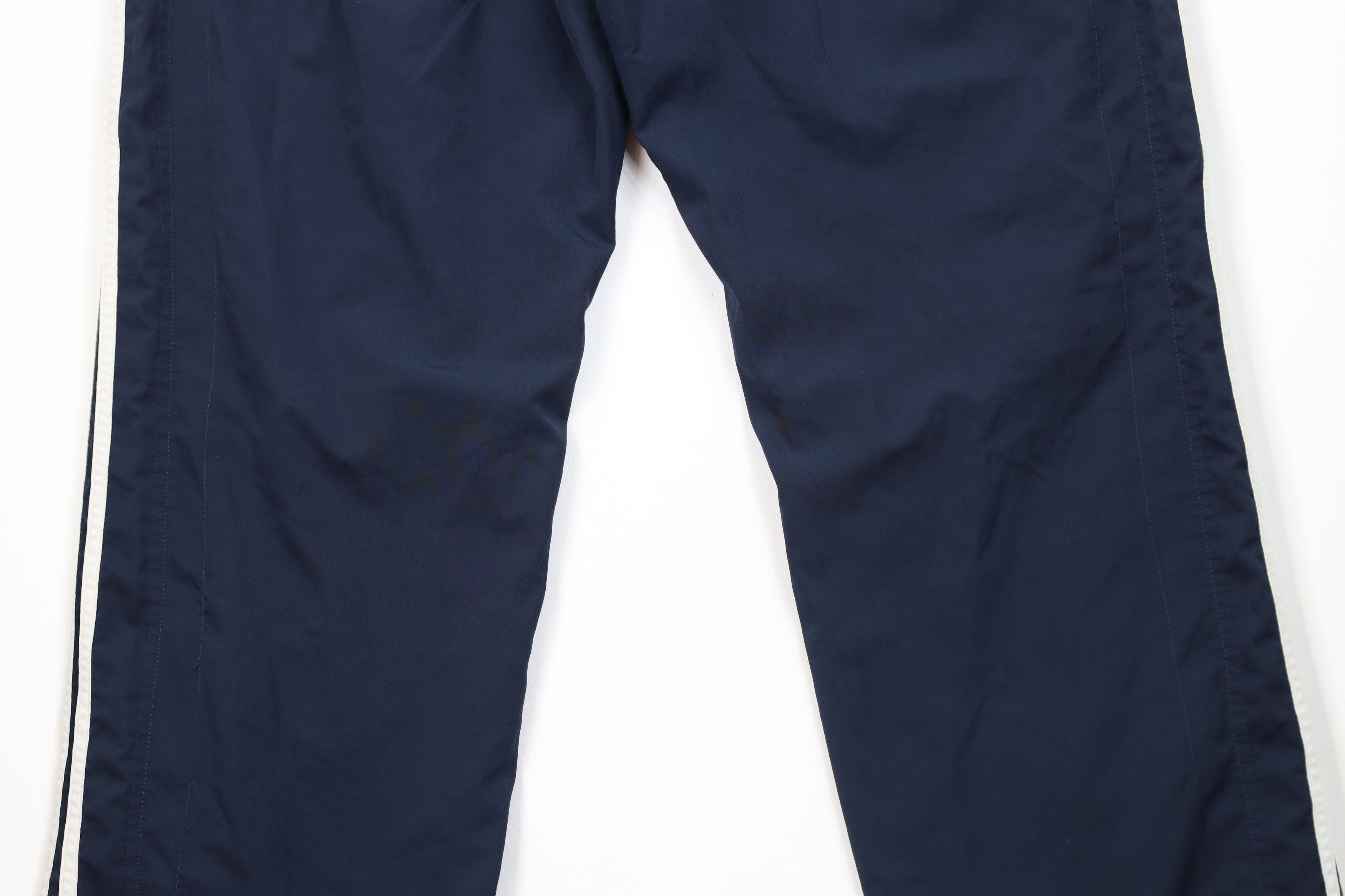 Adidas Vintage Y2K Adidas Spell Out Lined Wide Leg Wind Pants Size US 36 / EU 52 - 12 Thumbnail
