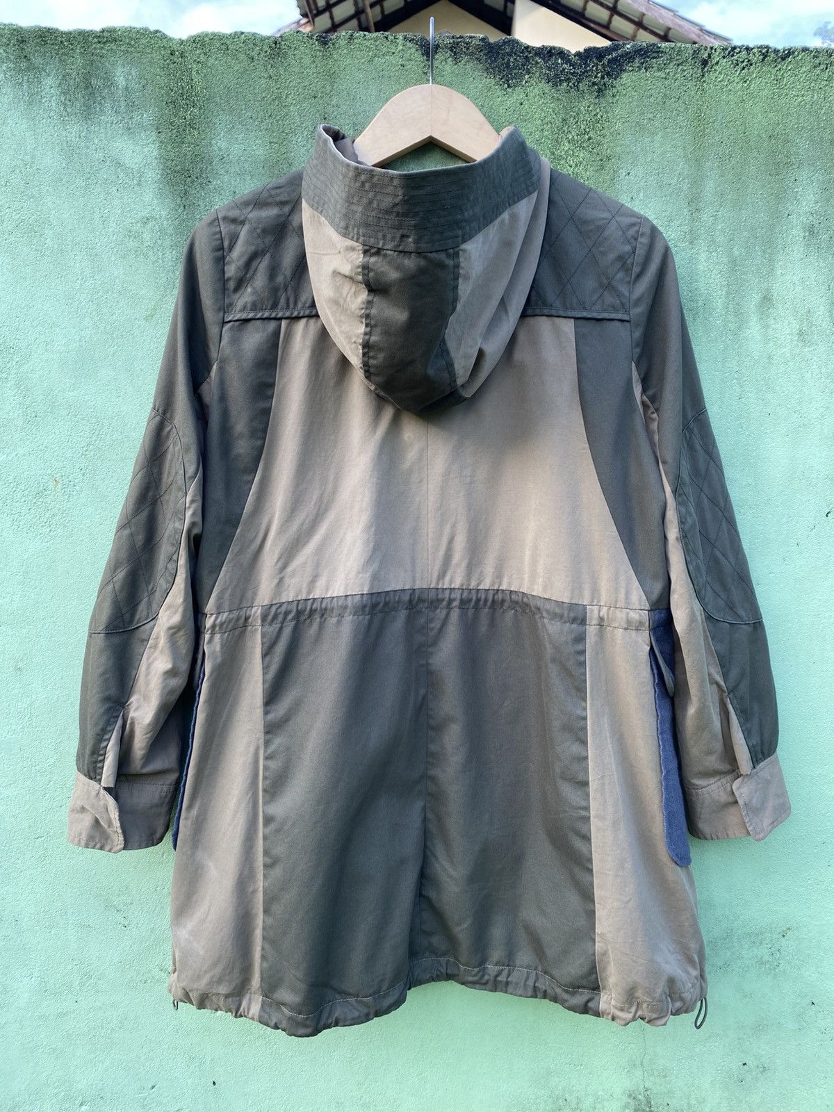 Japanese Brand Us N Them Utility Hooded Jacket Colorblock Outdoor Military Size US XL / EU 56 / 4 - 2 Thumbnail