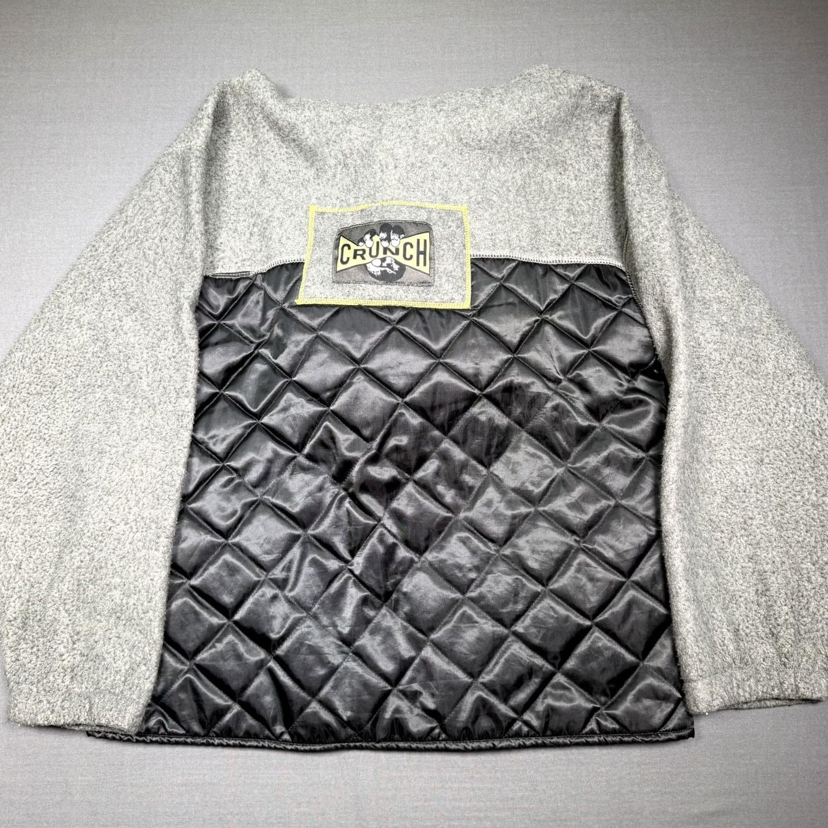 Vintage VINTAGE Crunch Jacket Mens Large Hooded Quilted Fleece Gym Insulated 80s Size US L / EU 52-54 / 3 - 6 Thumbnail