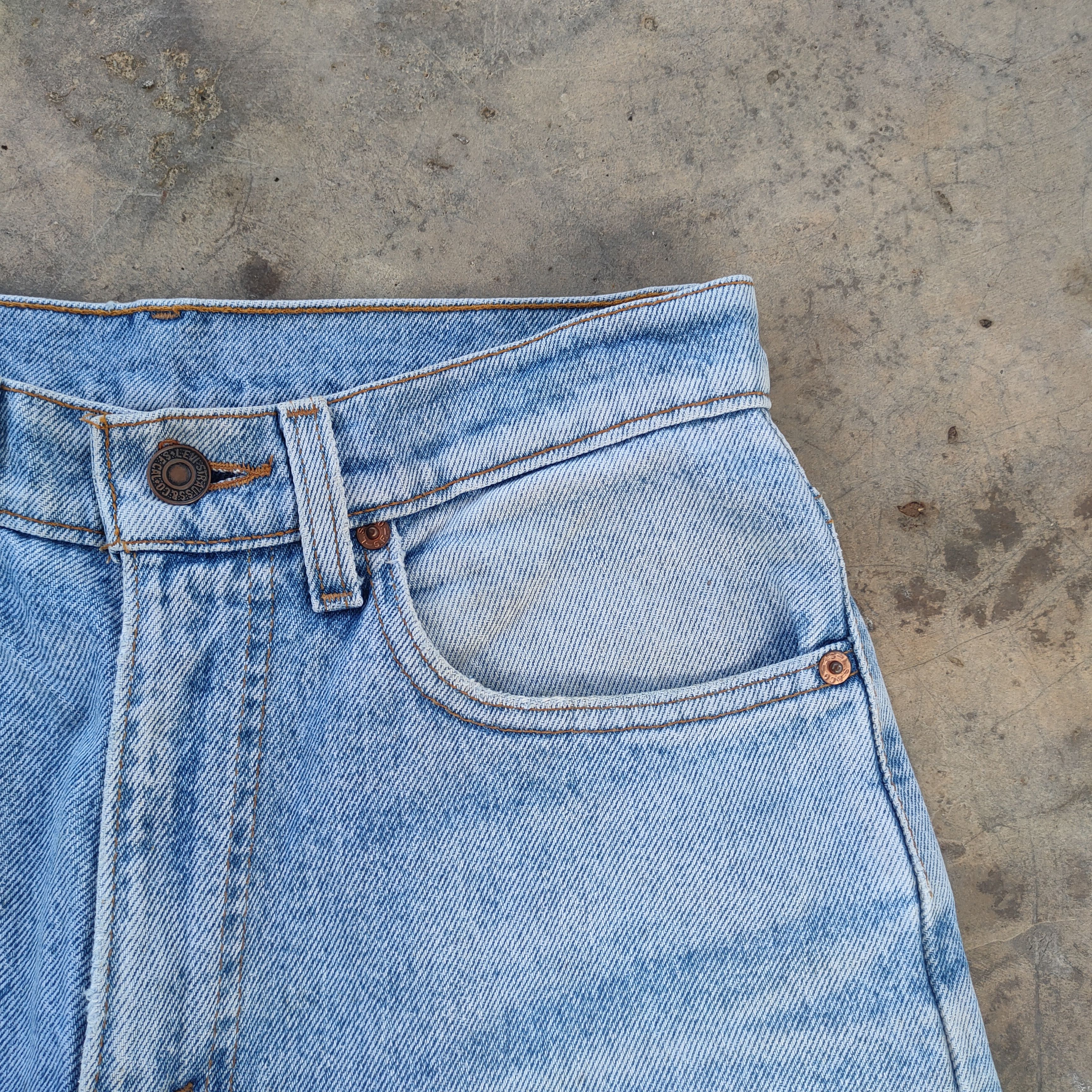 Levi's Vintage Clothing VINTAGE LEVI'S 510 94' USA FADED RIPPED JEANS DENIM PANTS Size US 29 - 8 Thumbnail