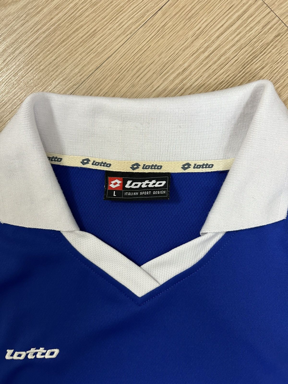Lotto Sport × Vintage Vintage 90’s Lotto Football Jersey Size US L / EU 52-54 / 3 - 6 Thumbnail