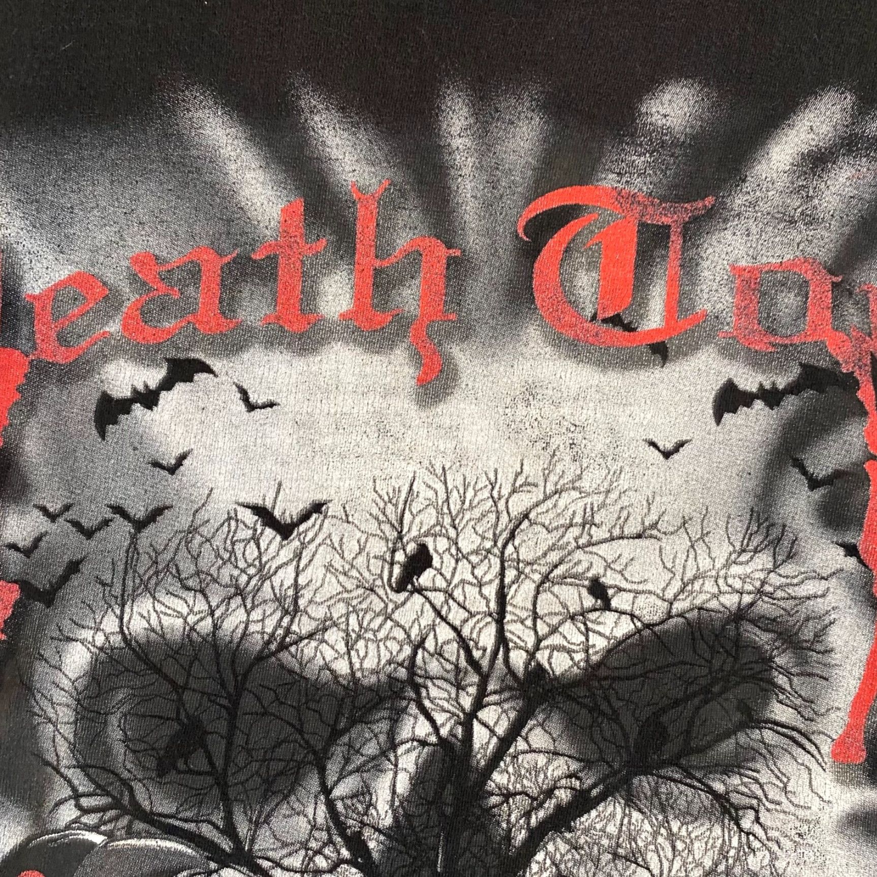 Vintage Death Tour Shirt Mens 2XL Black Band Tee Short Sleeve Metal Crow Skull Graphic Shirt Mens 2XL Black Band Tee Short Sleeve Metal Crow Skull Graphic Size US XXL / EU 58 / 5 - 3 Thumbnail