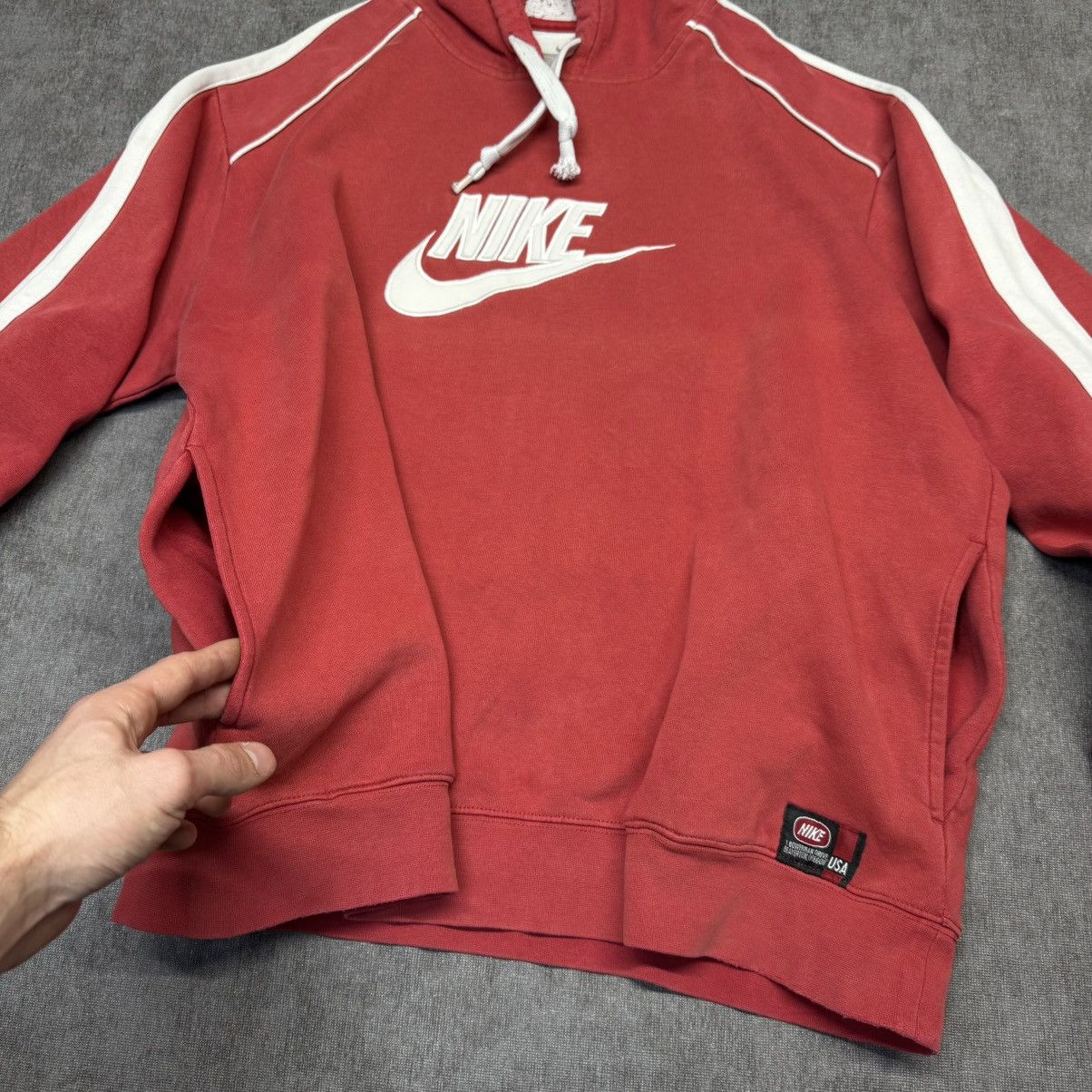 Nike × Vintage Y2K Nike Hoodie Crazy Vintage Big Logo Size US L / EU 52-54 / 3 - 9 Thumbnail