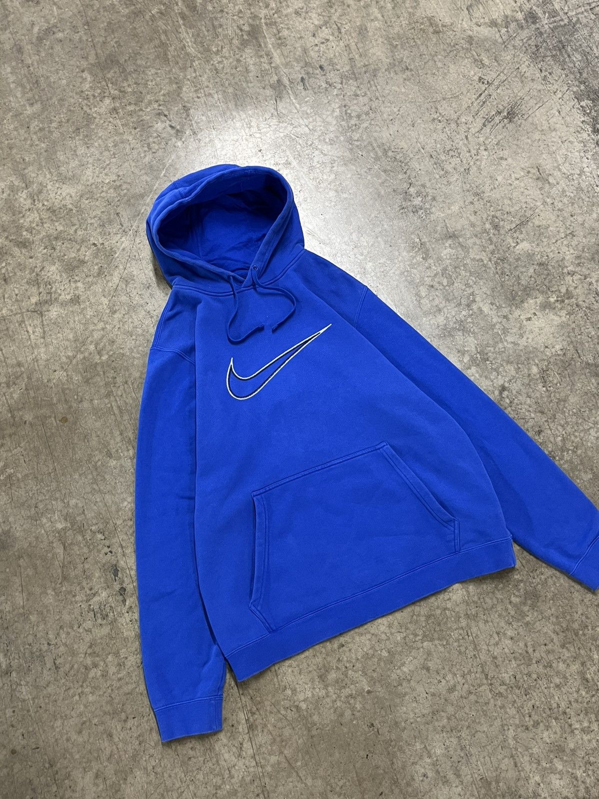 Nike × Vintage Nike vintage center swoosh hoodie streetwear hype rare Size US L / EU 52-54 / 3 - 1 Thumbnail