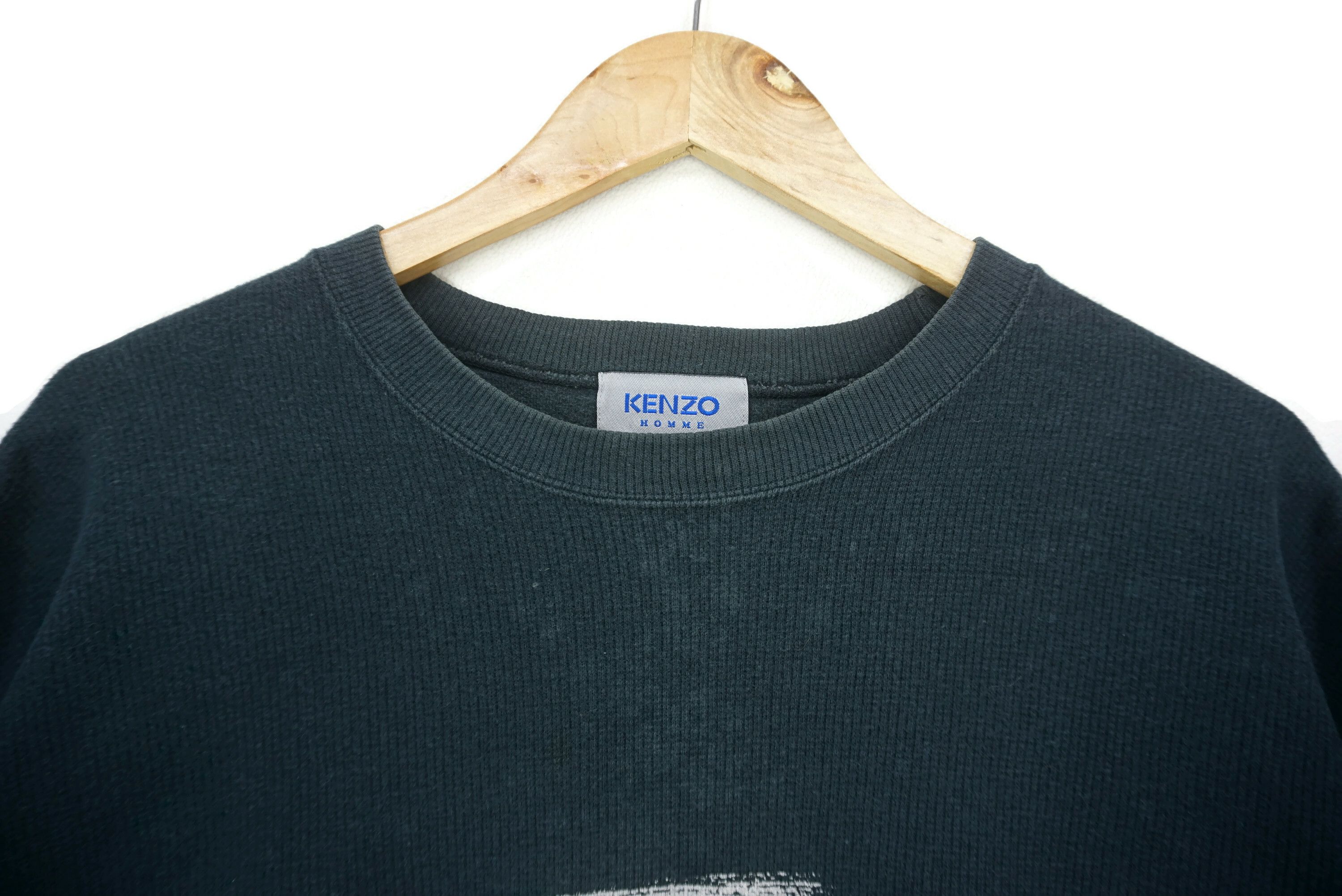 Kenzo Kenzo Homme Y2K Bonne Annee 2000 Long Sleeve Sweater Tee Size US M / EU 48-50 / 2 - 3 Thumbnail
