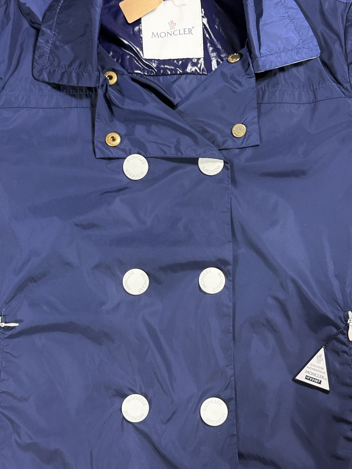 Moncler Moncler coat navy bomber jacket nylon Size L / US 10 / IT 46 - 5 Thumbnail