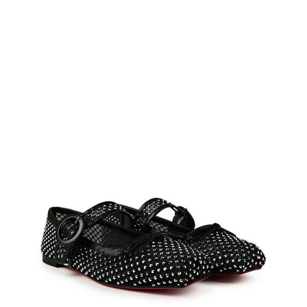 Christian Louboutin Mamastrapitina Ballerinas Size US 6.5 / IT 36.5 - 4 Thumbnail
