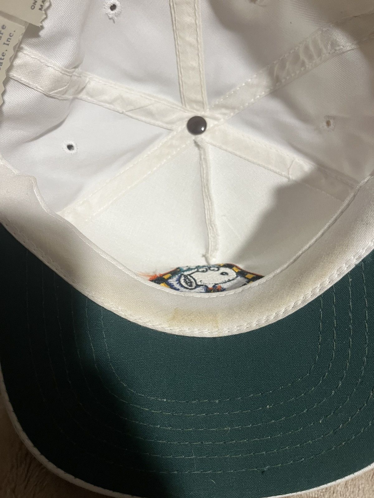 Peanuts 90s Snoopy Top Pop Grandpa Trucker Embroidered SnapBack hat Size ONE SIZE - 6 Thumbnail