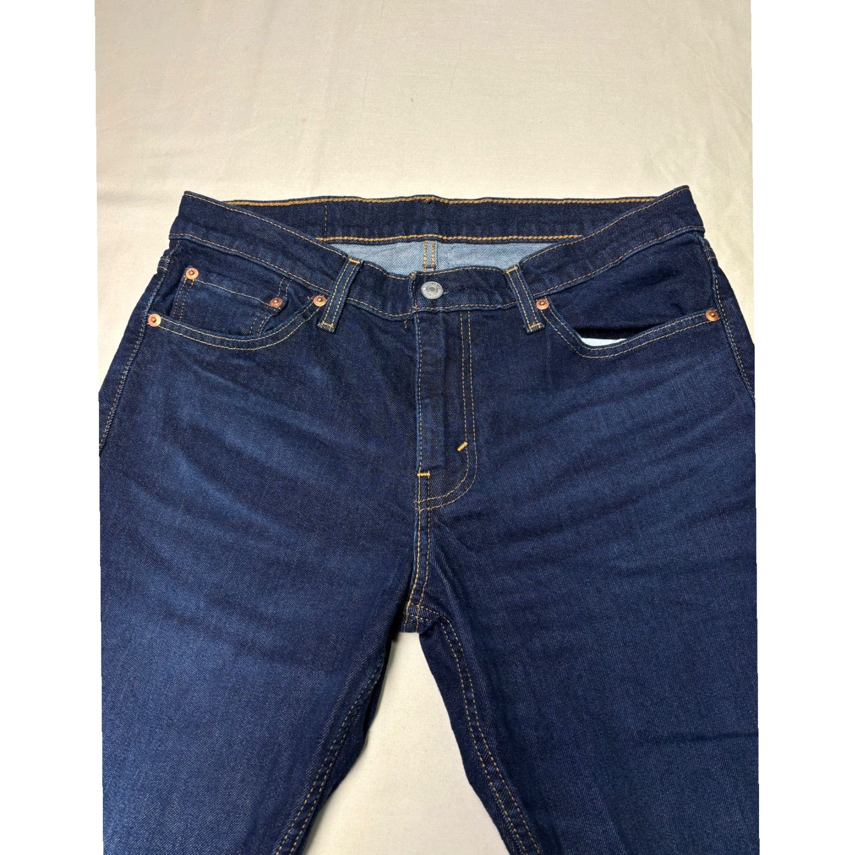 Vintage Levi Strauss Co Levi's 511 Jeans Slim Dark Wash 32x32 Mens Straight Denim Pocket Zipper Button Clothing Collection 500 Series Size US 32 / EU 48 - 2 Thumbnail
