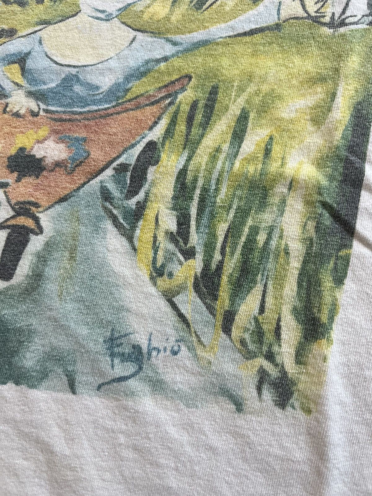 Arts & Science Vintage Alice in Wonderland Art by Fughio 90’s Tshirt Size US M / EU 48-50 / 2 - 6 Thumbnail