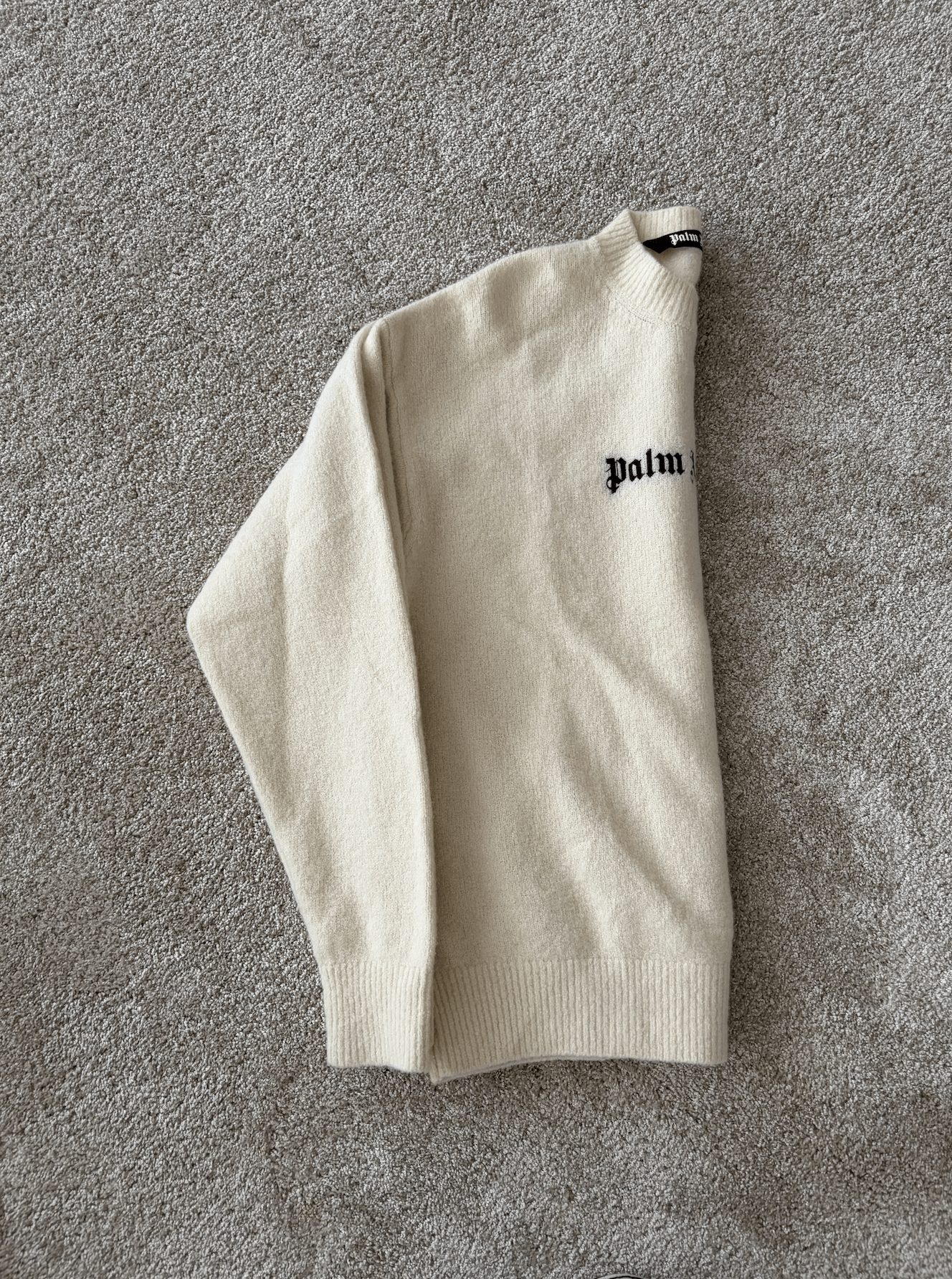 Palm Angels Palm Angels Beige/Cream Knitwear Sweater Size US S / EU 44-46 / 1 - 6 Thumbnail
