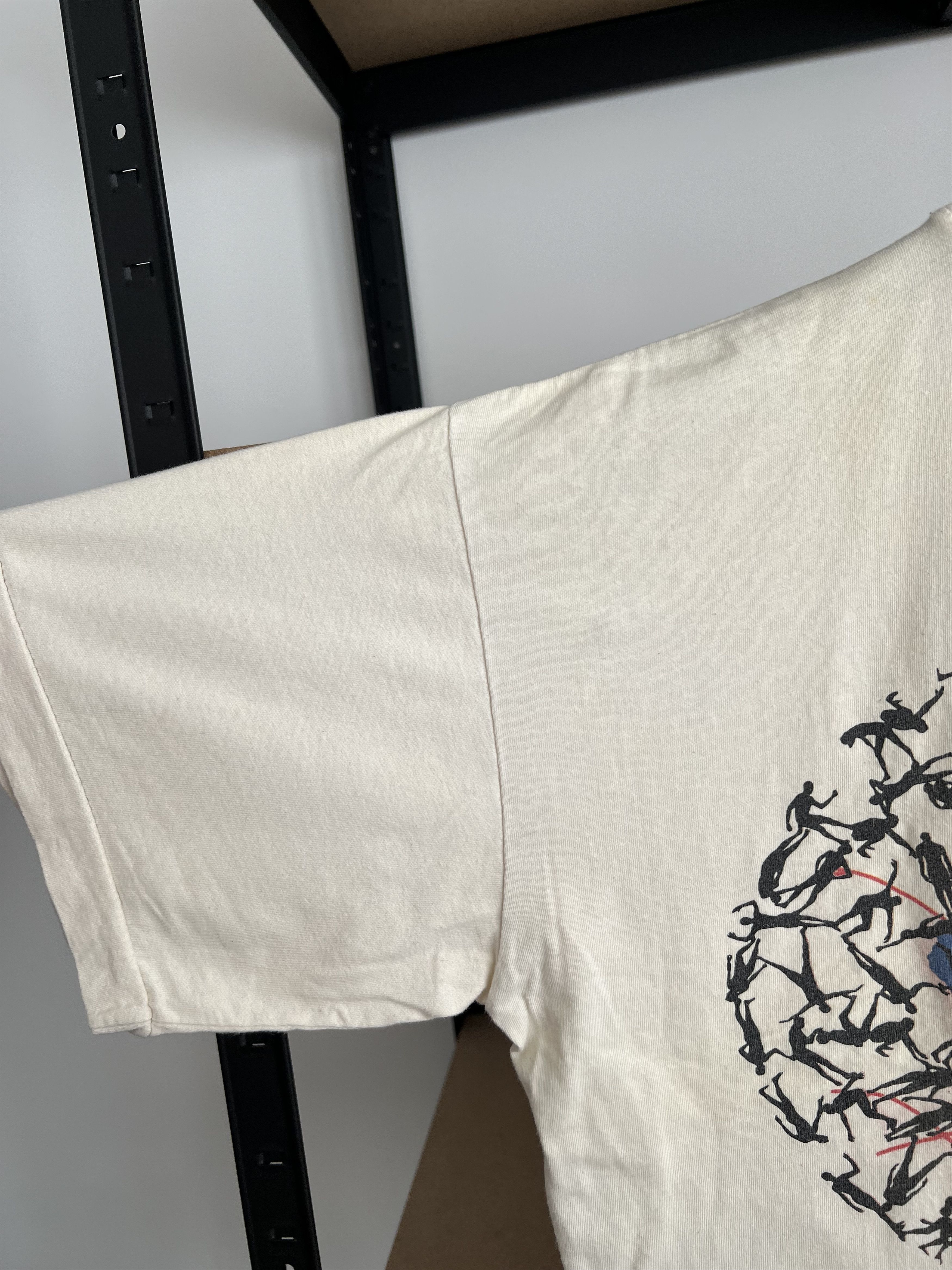 Band Tees Vintage 1992 Peter Gabriel Blood of Eden Art White T-shirt Size US XL / EU 56 / 4 - 12 Thumbnail
