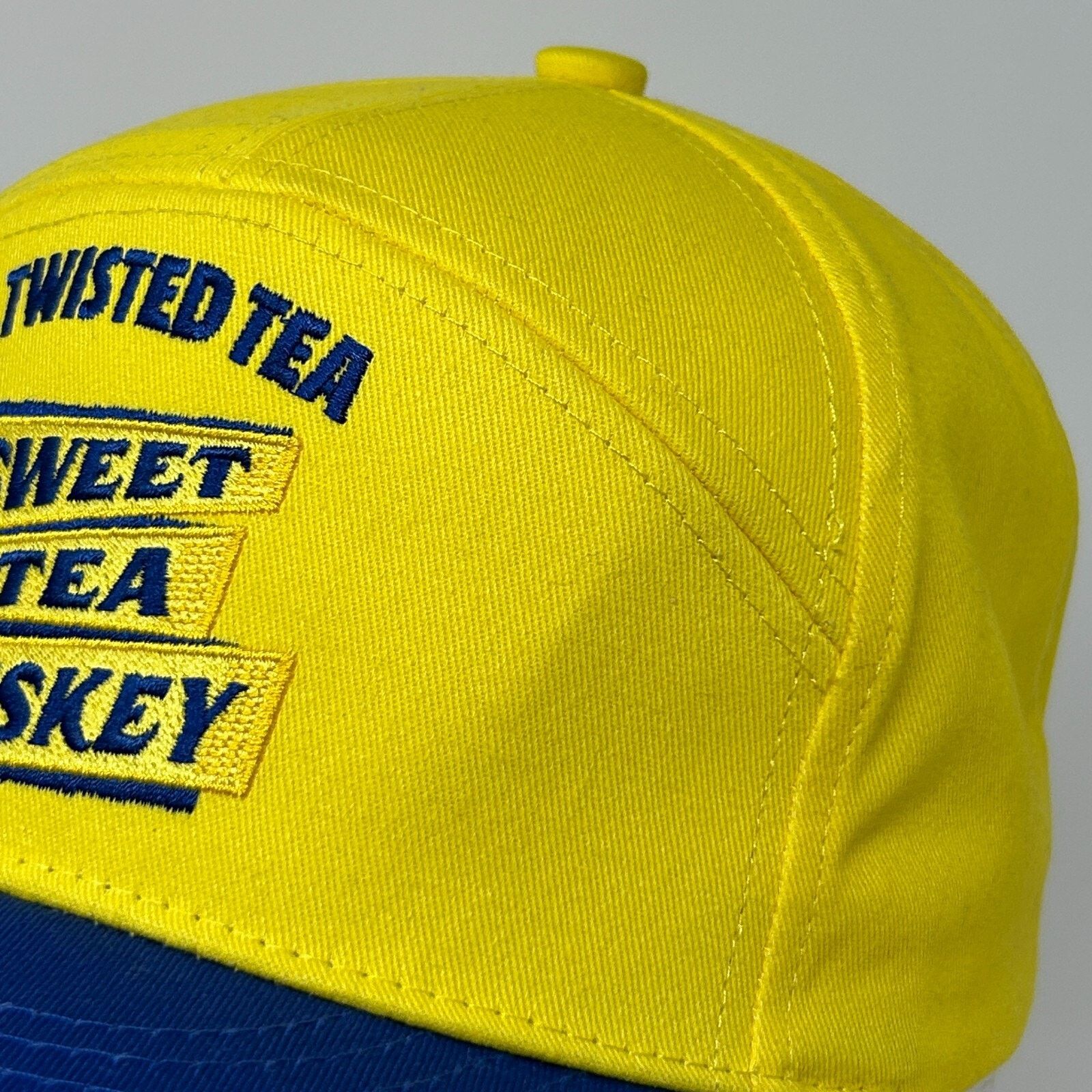 Other Twisted Tea Sweet Tea Whiskey Hat Cap Yellow Snapback Size ONE SIZE - 7 Thumbnail