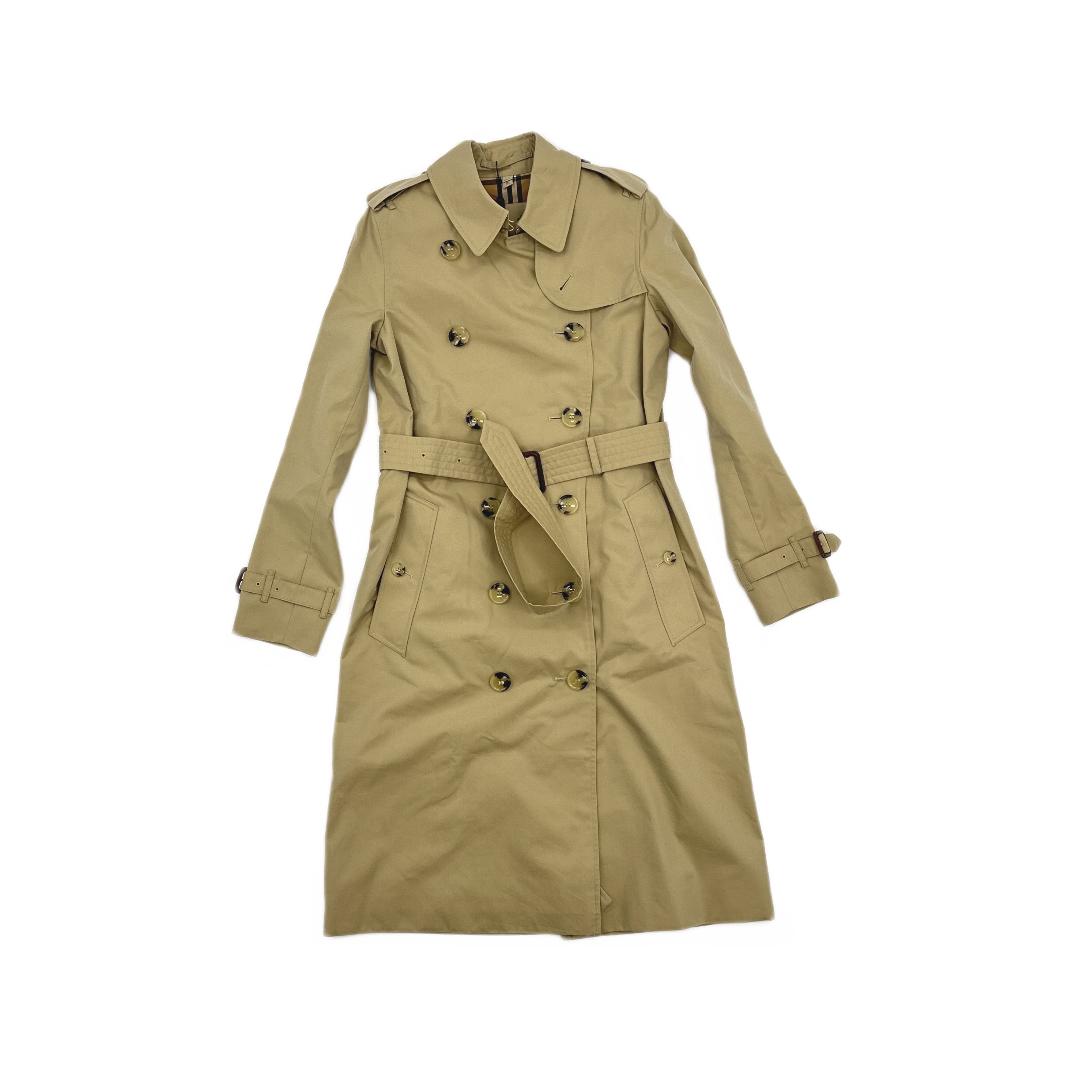 Burberry Burberry Honey Kensington Trench Coat Size US 2 Size XS / US 0-2 / IT 36-38 - 1 Thumbnail
