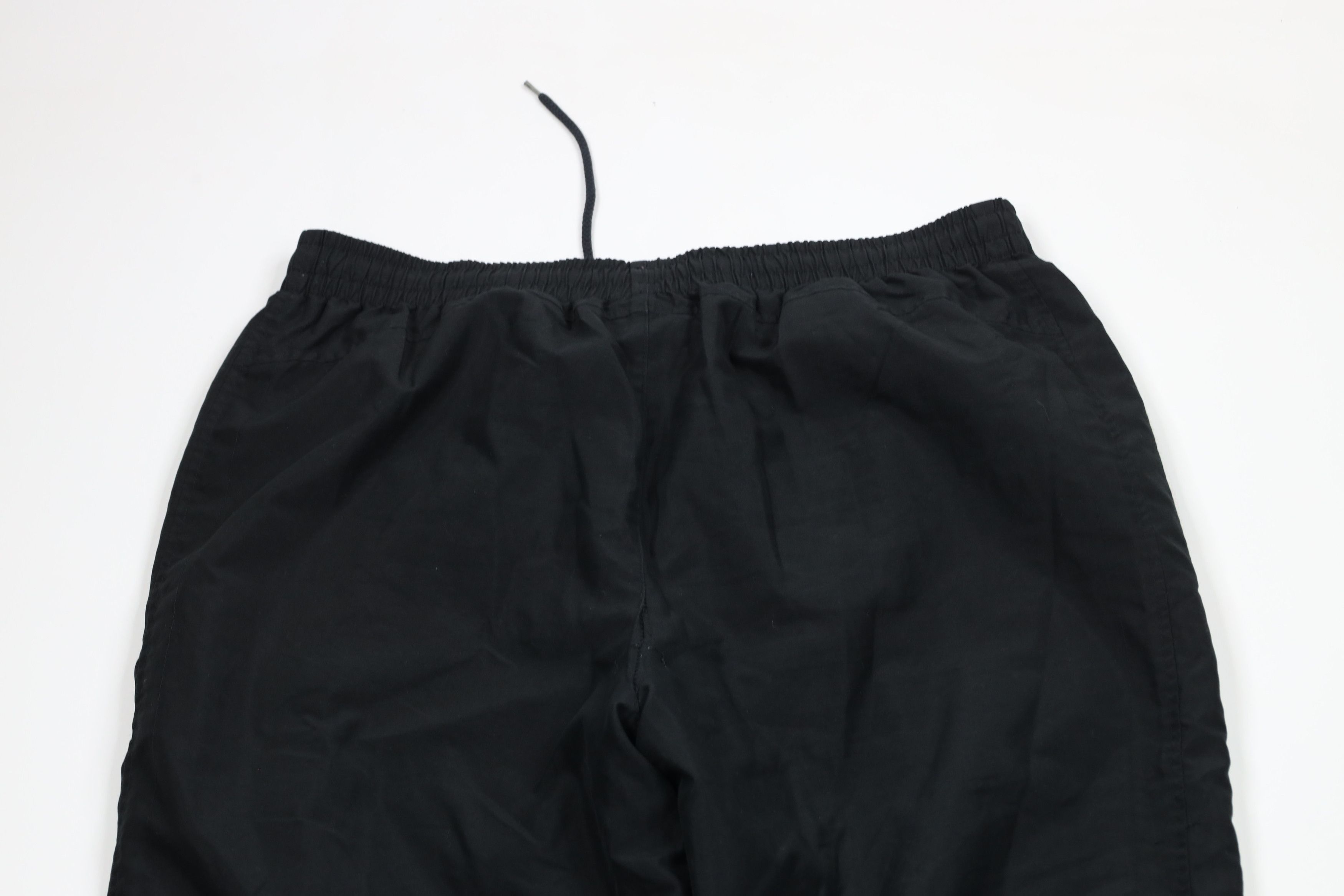 Vintage Vintage 90s Streetwear Striped Lined Wide Leg Pants Black Size US 36 / EU 52 - 11 Thumbnail