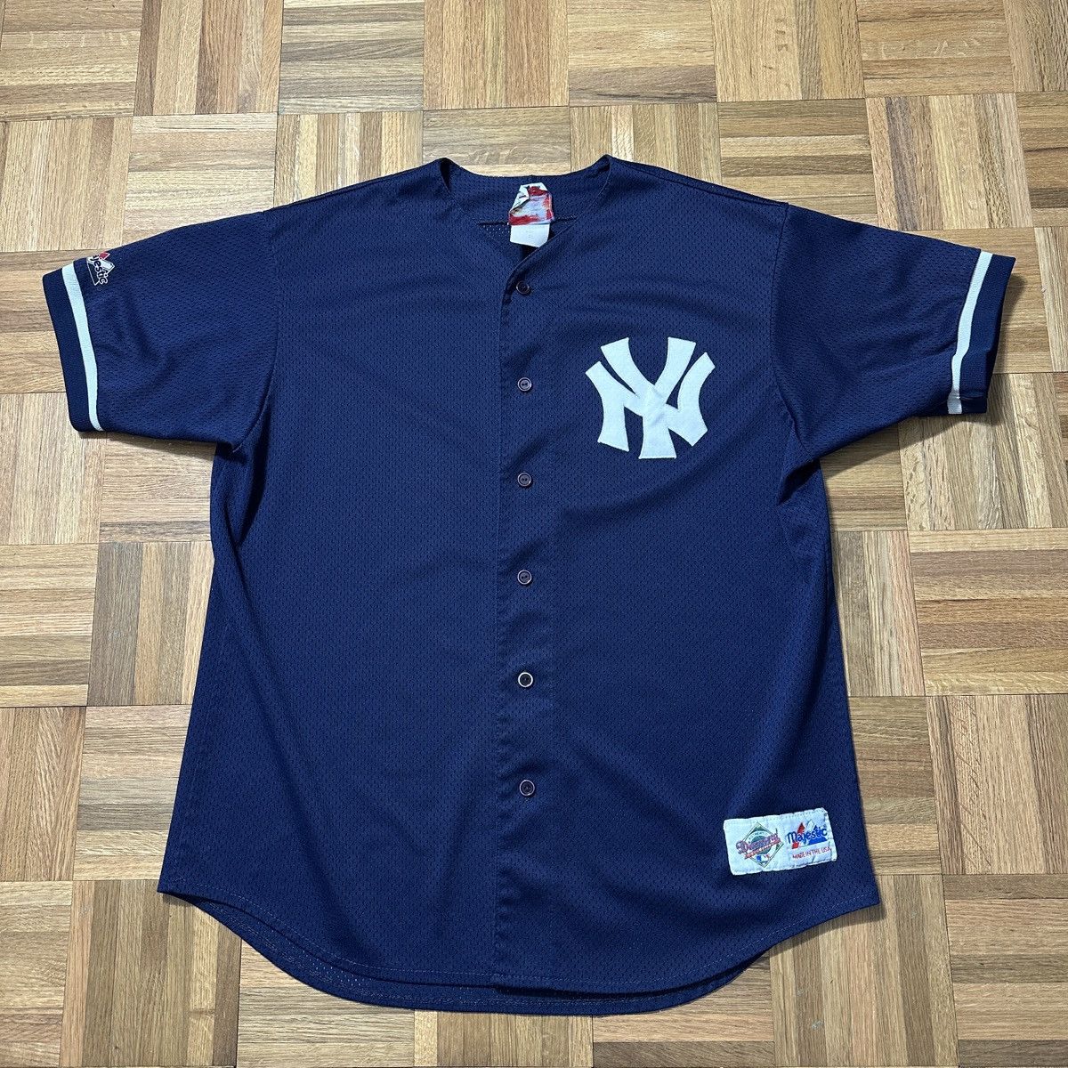 Majestic Vintage New York Yankees jersey Size US XL / EU 56 / 4 - 1 Thumbnail