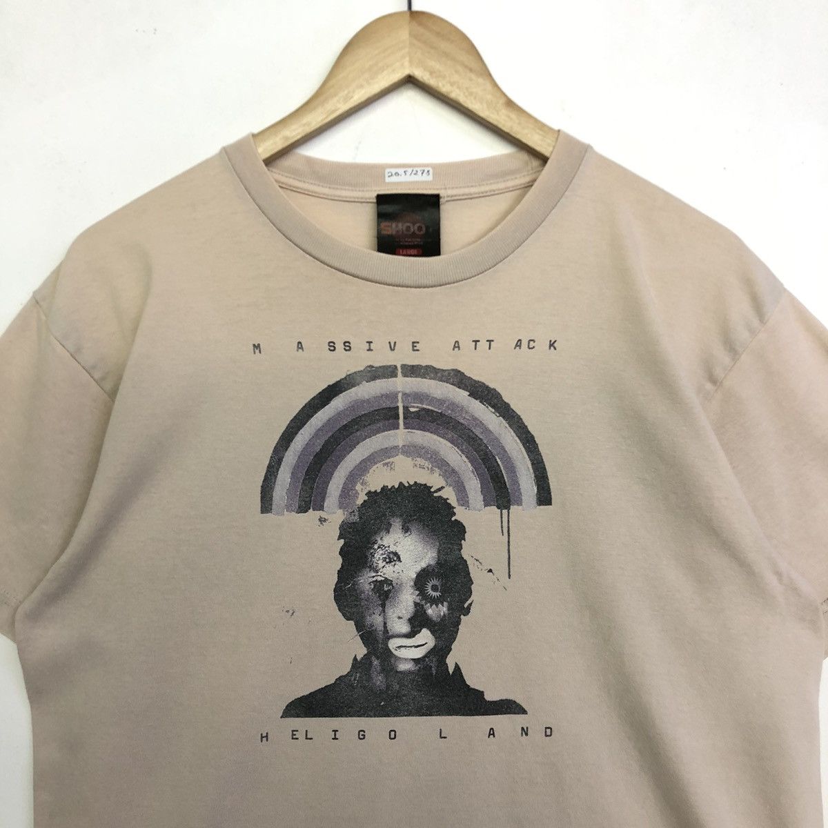 Band Tees × Vintage Vintage Massive Attack UK Band Heligo Land Album Shirt Size US L / EU 52-54 / 3 - 2 Thumbnail