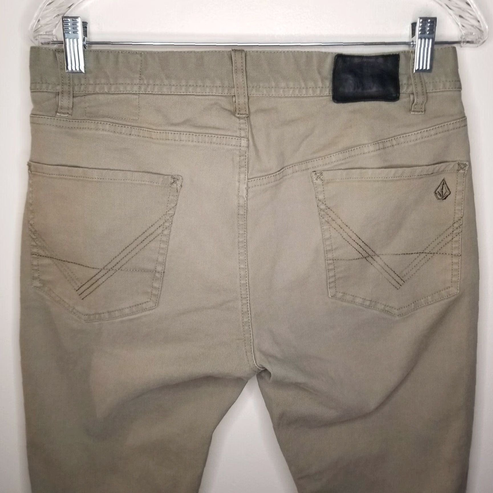 Volcom VOLCOM Chino Pants Beige Straight Size 31x25 Mens Size US 31 - 6 Thumbnail