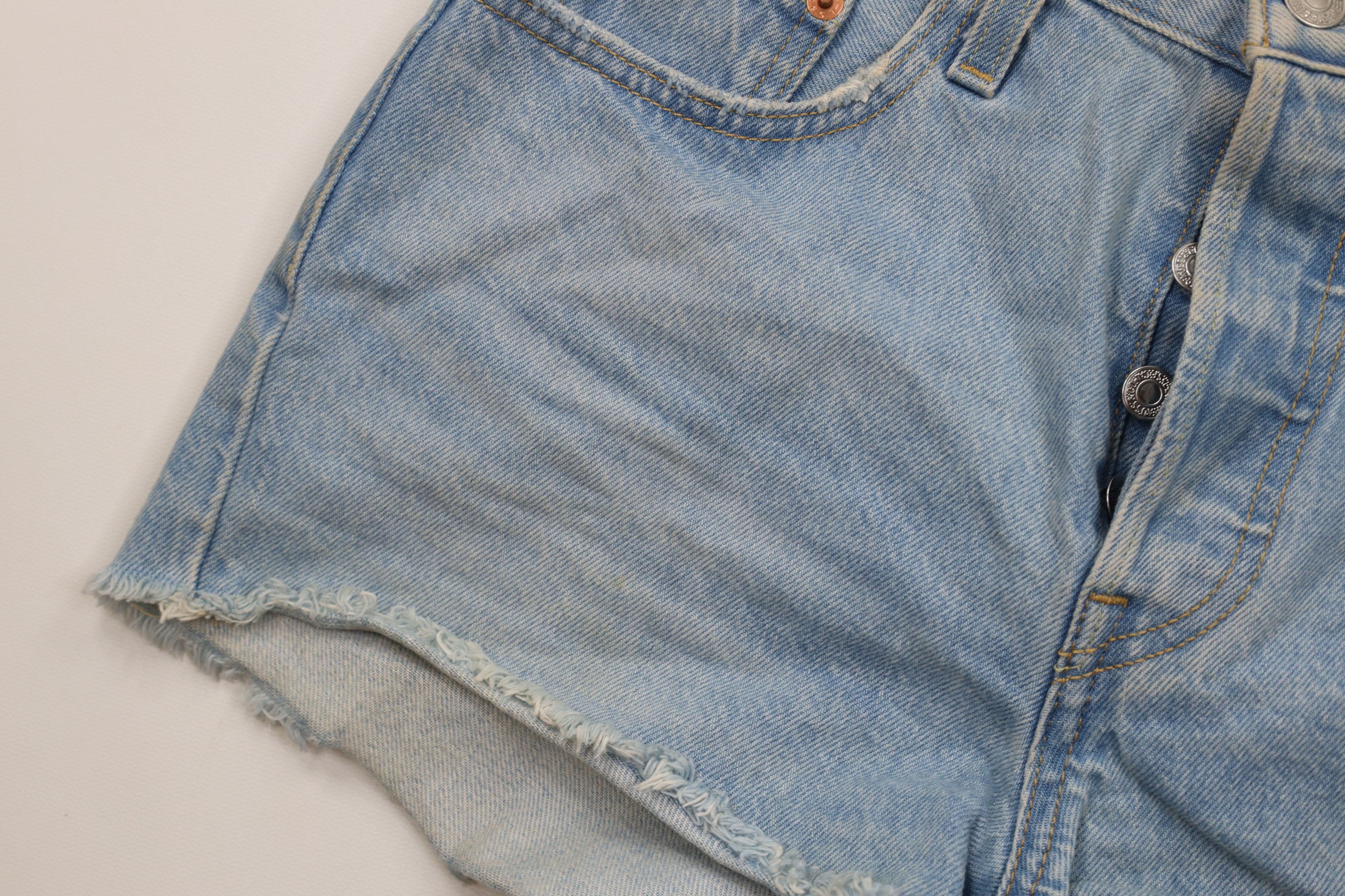Levi's Vintage Y2K Levis 501xx Original Fit Button Fly Denim Shorts Size 27" / US 4 / IT 40 - 5 Thumbnail