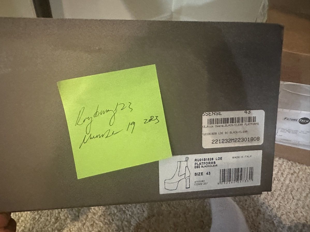 Rick Owens Kiss Boots Heels Size US 10 / EU 43 - 7 Thumbnail
