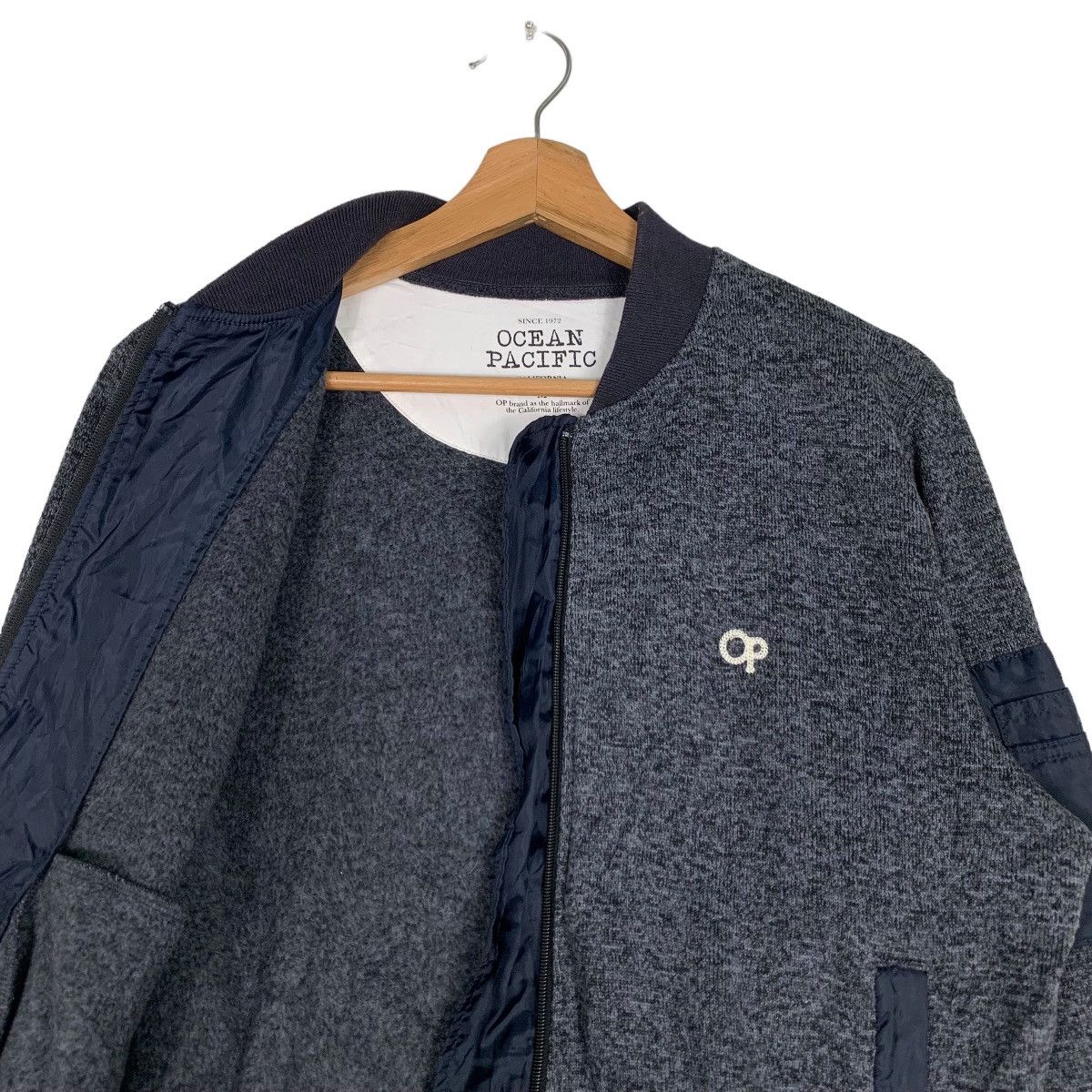 Ocean Pacific OCEAN PACIFIC Embroidery Small Logo Bomber Jacket #0520-C24 Size US M / EU 48-50 / 2 - 10 Thumbnail