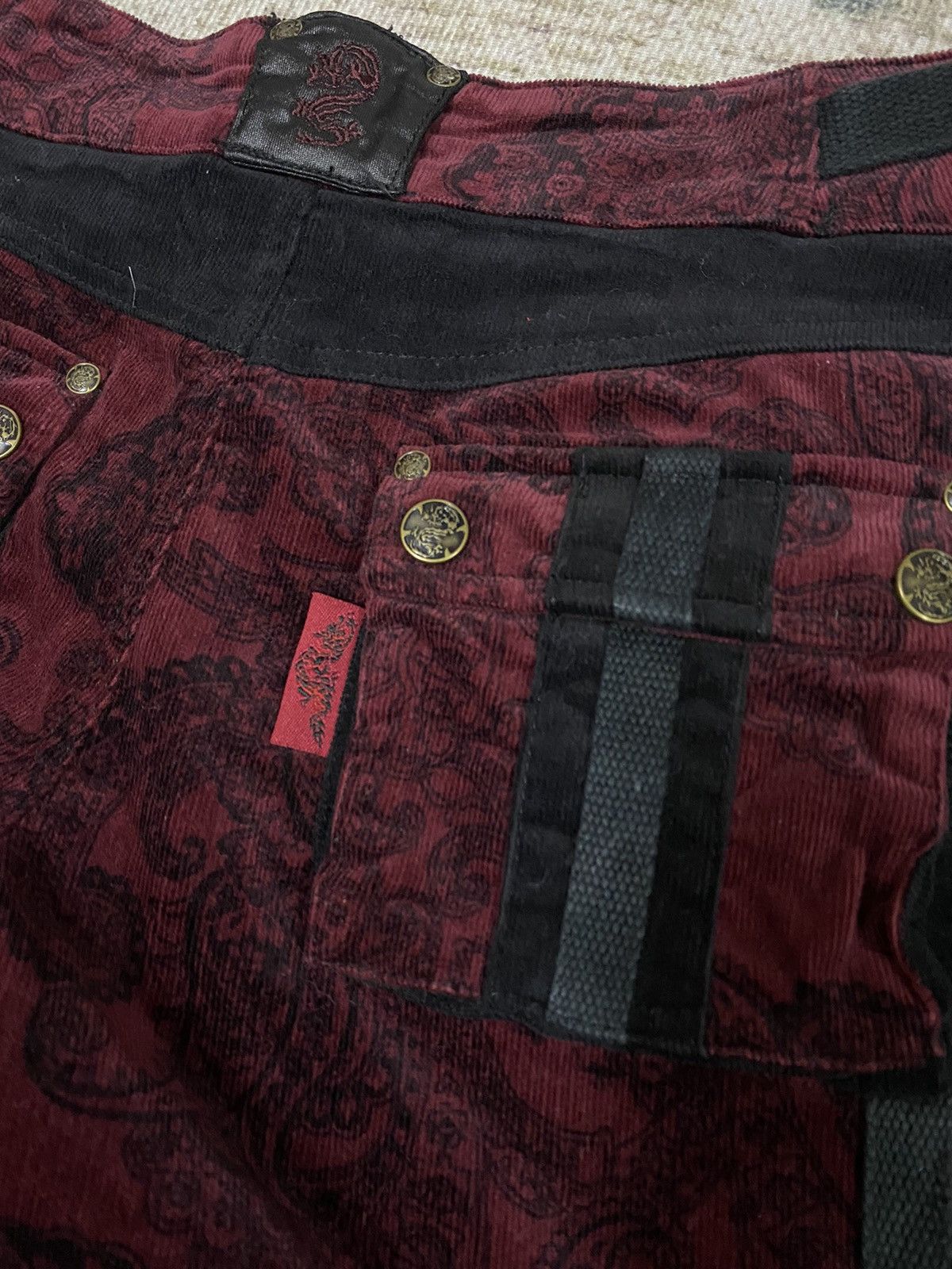 Beauty Beast Japanese Brand Ozz On Wide Leg Flared Pants Size 28" / US 6 / IT 42 - 11 Thumbnail