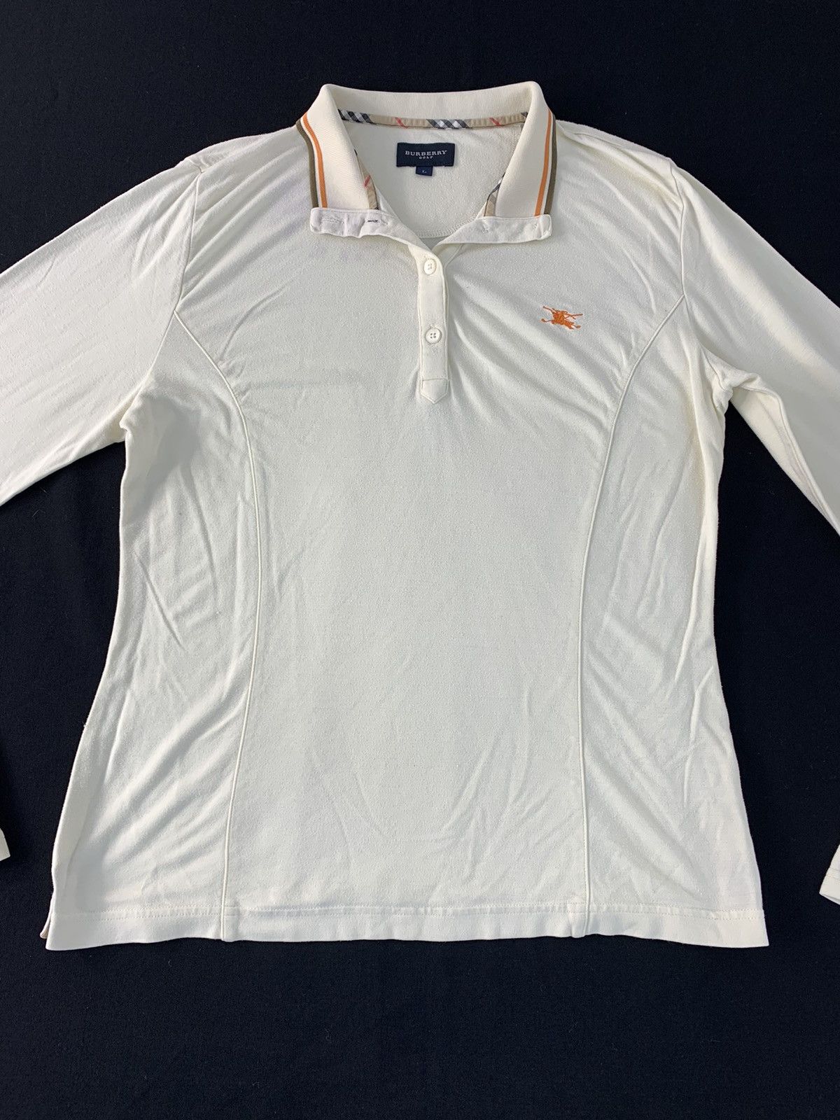 Burberry Burberry Golf Plain Embroidery Logo Polo Tee T-shirt Size L / US 10 / IT 46 - 3 Thumbnail