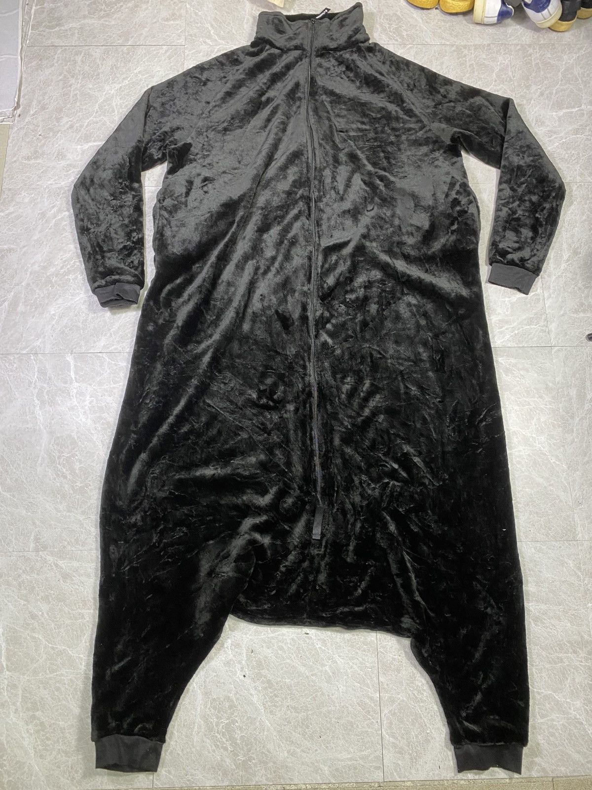 Japanese Brand Black Bauhutte gaming blanket zipper pull oversize. Pit 28.5 Size US XXL / EU 58 / 5 - 1 Thumbnail