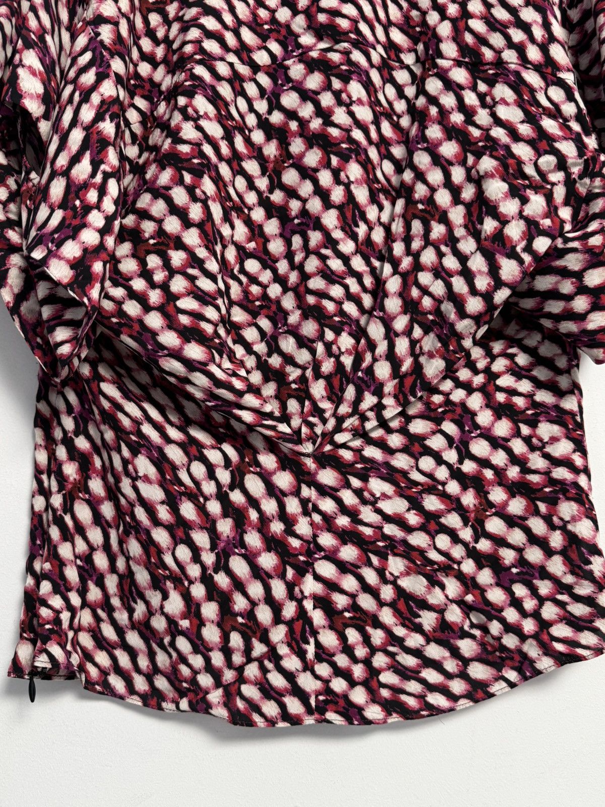 Isabel Marant Isabel Marant Etoile Women's 34 Delocia Top V Neck Rasbberry Size XXS / US 00 / IT 34 - 11 Thumbnail