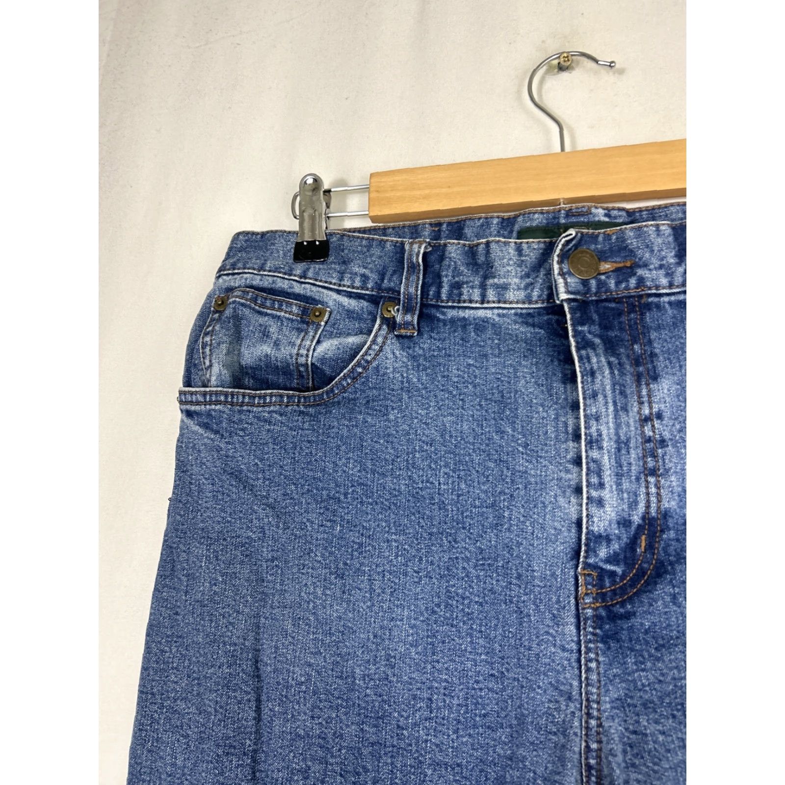 Ralph Lauren Lauren Ralph Lauren Womens Jeans 12 Medium Wash Straight Leg 34x32 Size 24" / US 00 / IT 34 - 4 Thumbnail