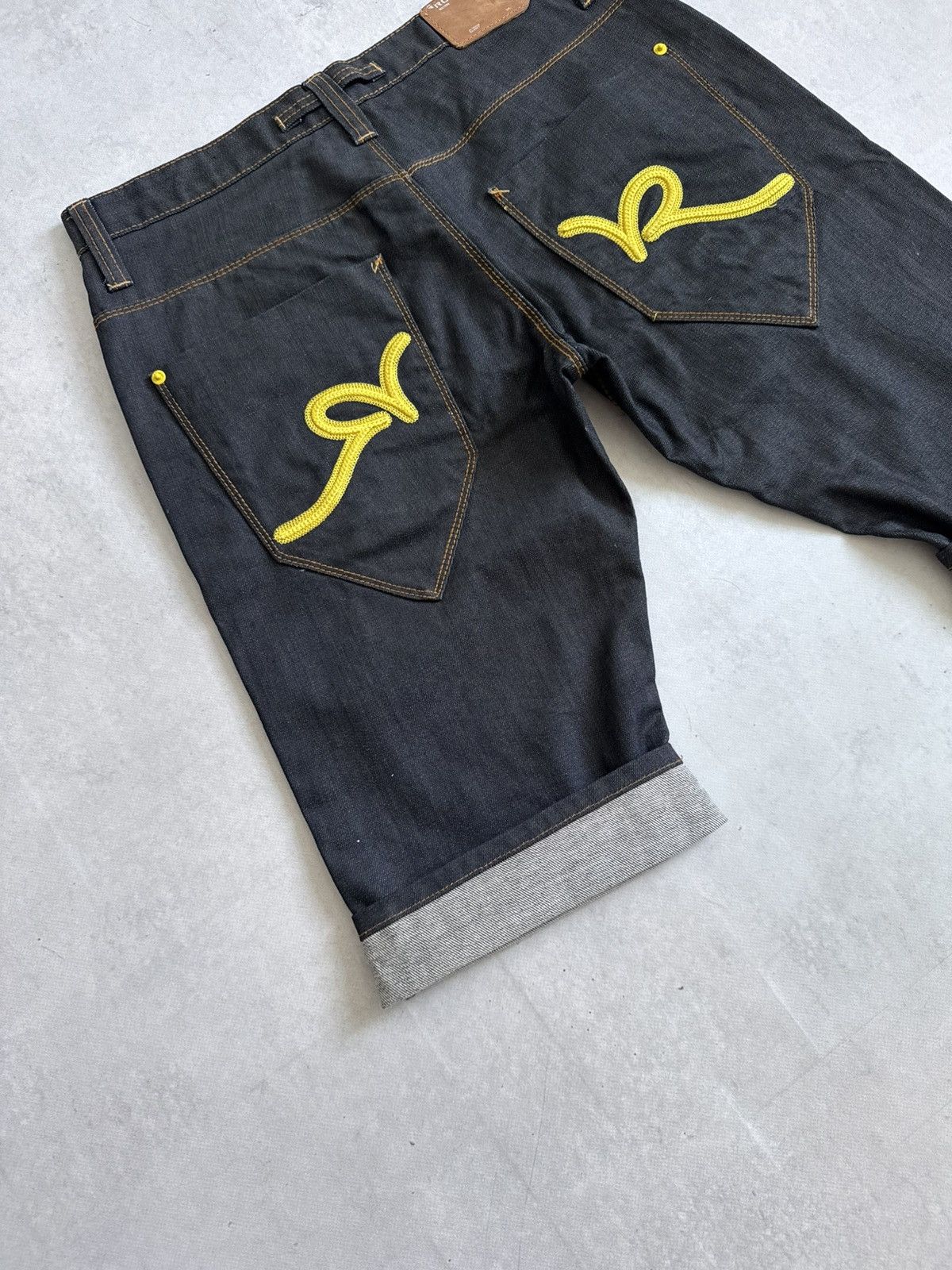 Rocawear RocaWear Y2K Blue Heavyweight Denim Japan Style Rare Shorts Size US 34 / EU 50 - 2 Thumbnail