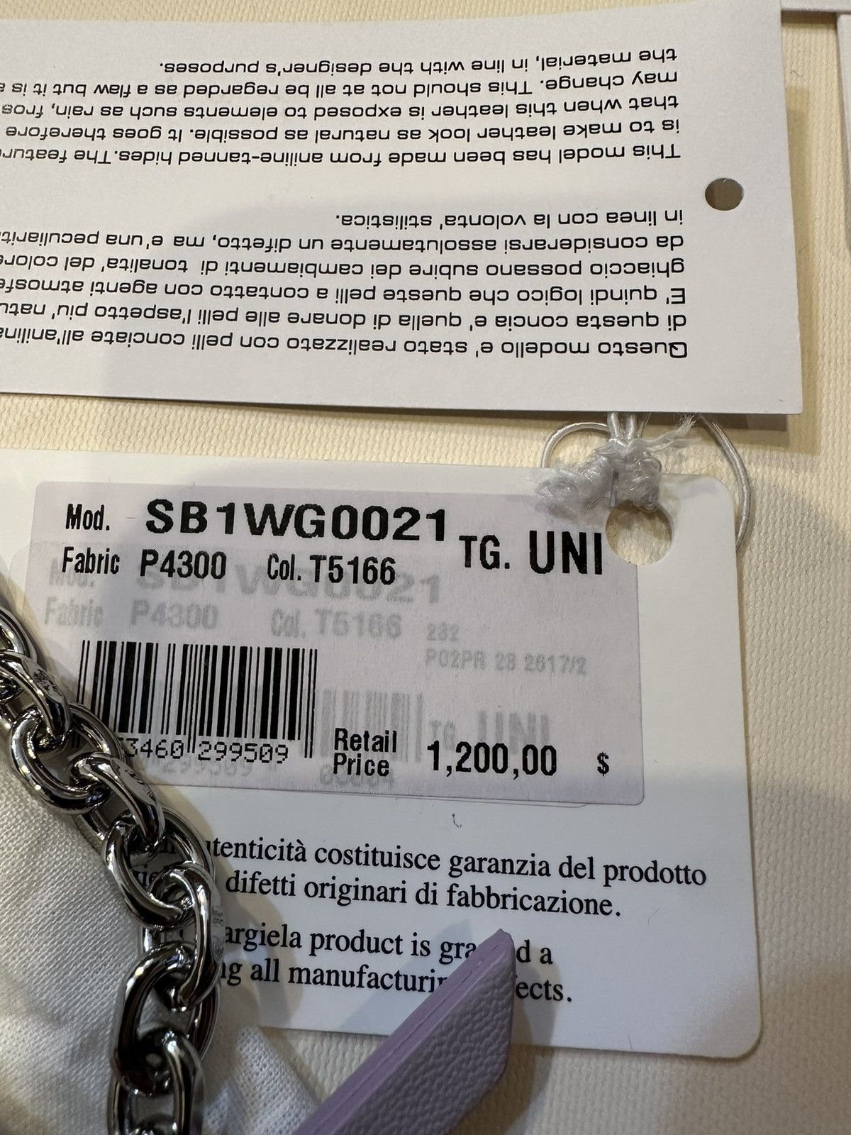 Maison Margiela Maison Margiela Mini Grand Slam Purple Shoulder Bag Size ONE SIZE - 4 Thumbnail
