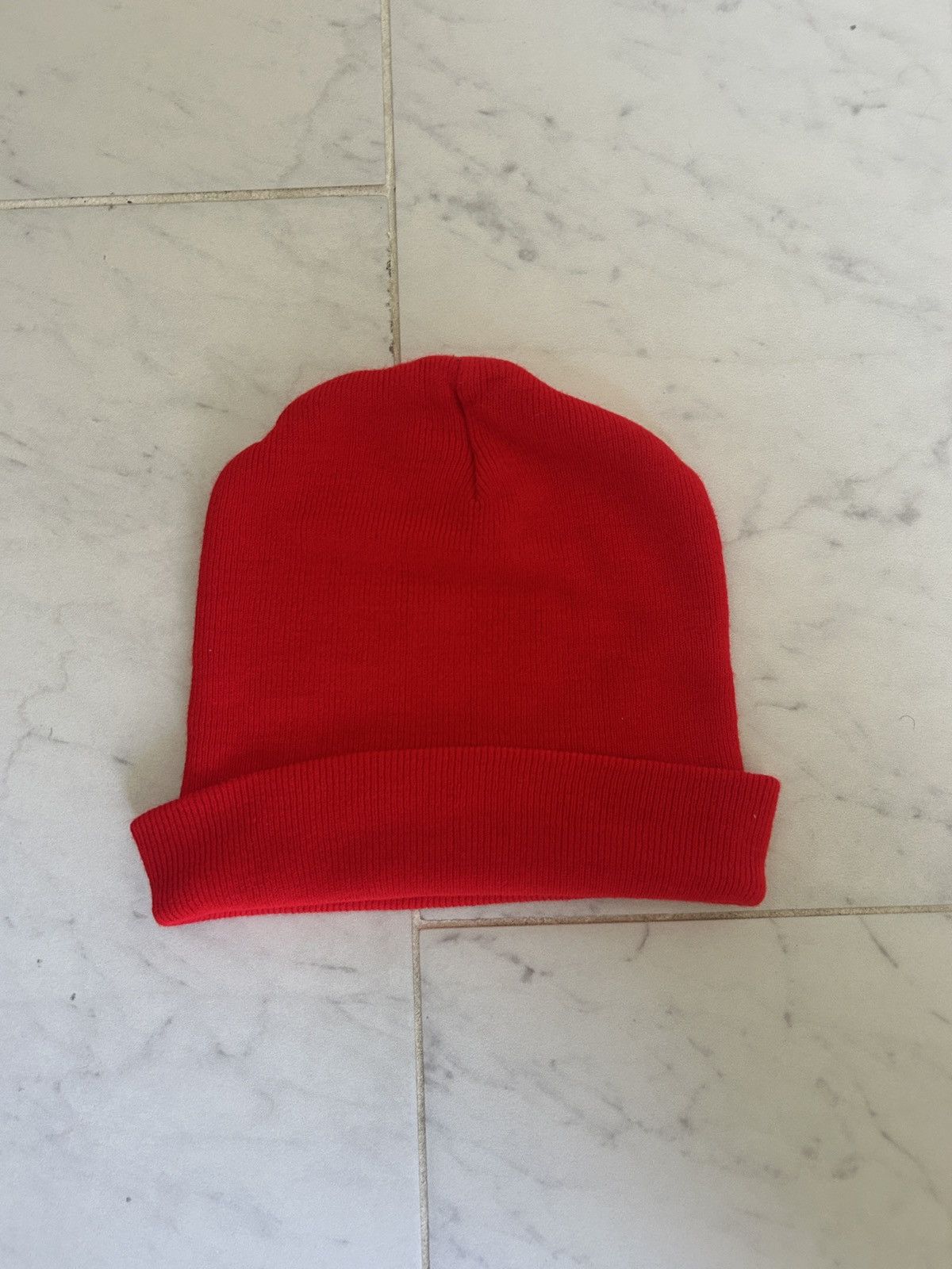 Chrome Hearts Red Chrome Hearts Logo Beanie Size ONE SIZE - 2 Thumbnail