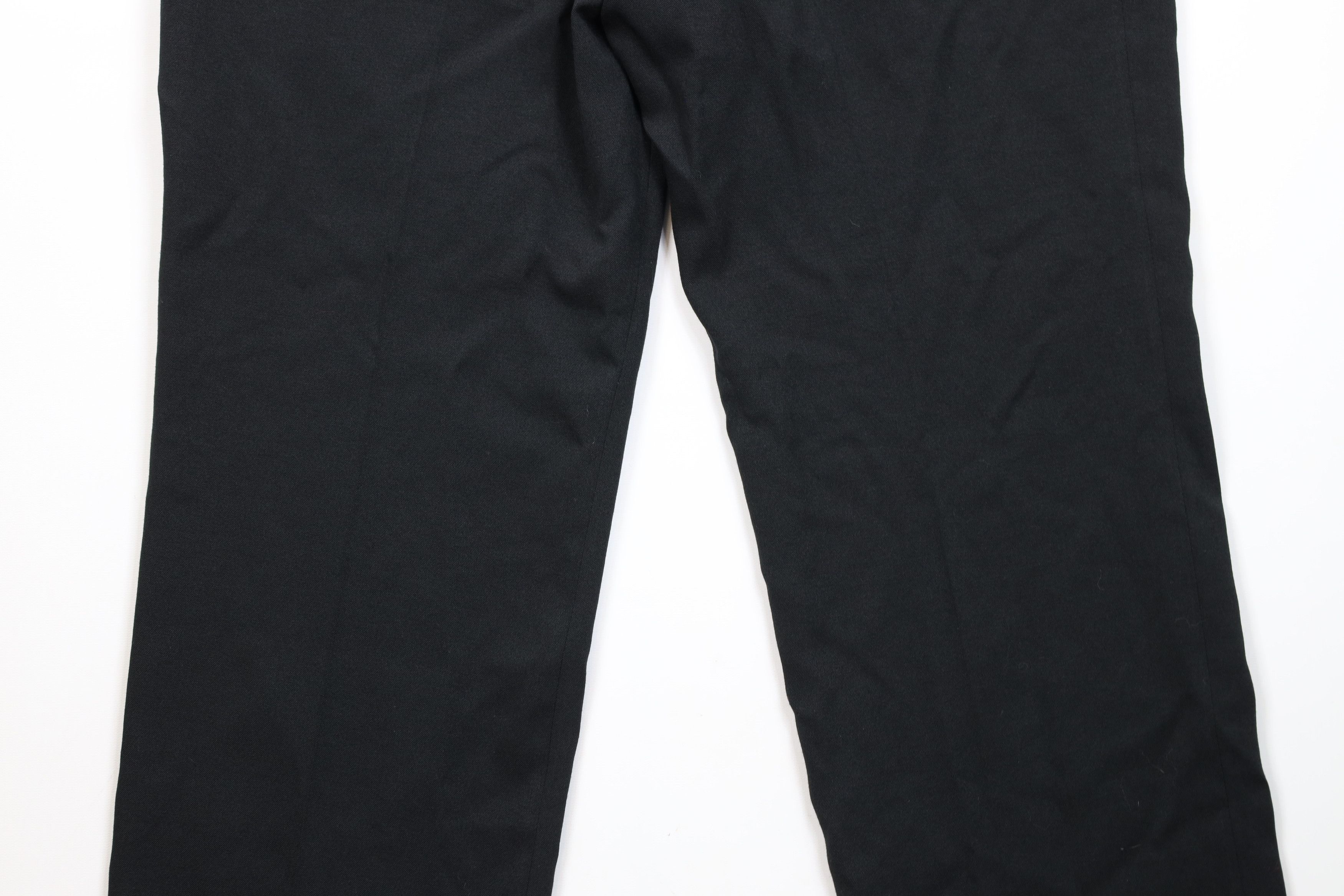 Vintage Vintage 90s Streetwear Wool Blend Wide Leg Chino Pants Black Size US 34 / EU 50 - 10 Thumbnail