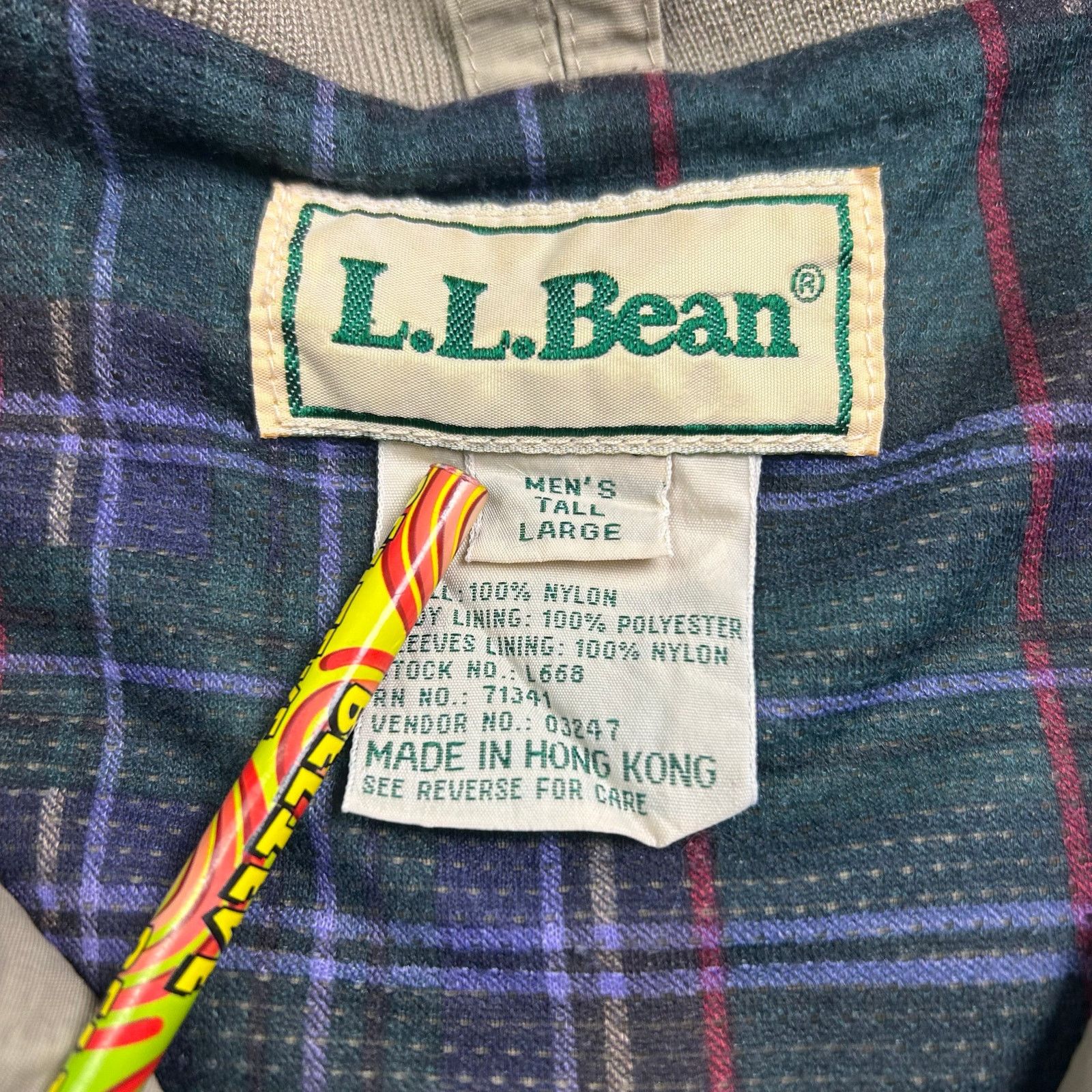 L.L. Bean × Vintage Vintage L.L. Bean Khaki Harrington-style Jacket Size US M / EU 48-50 / 2 - 2 Thumbnail
