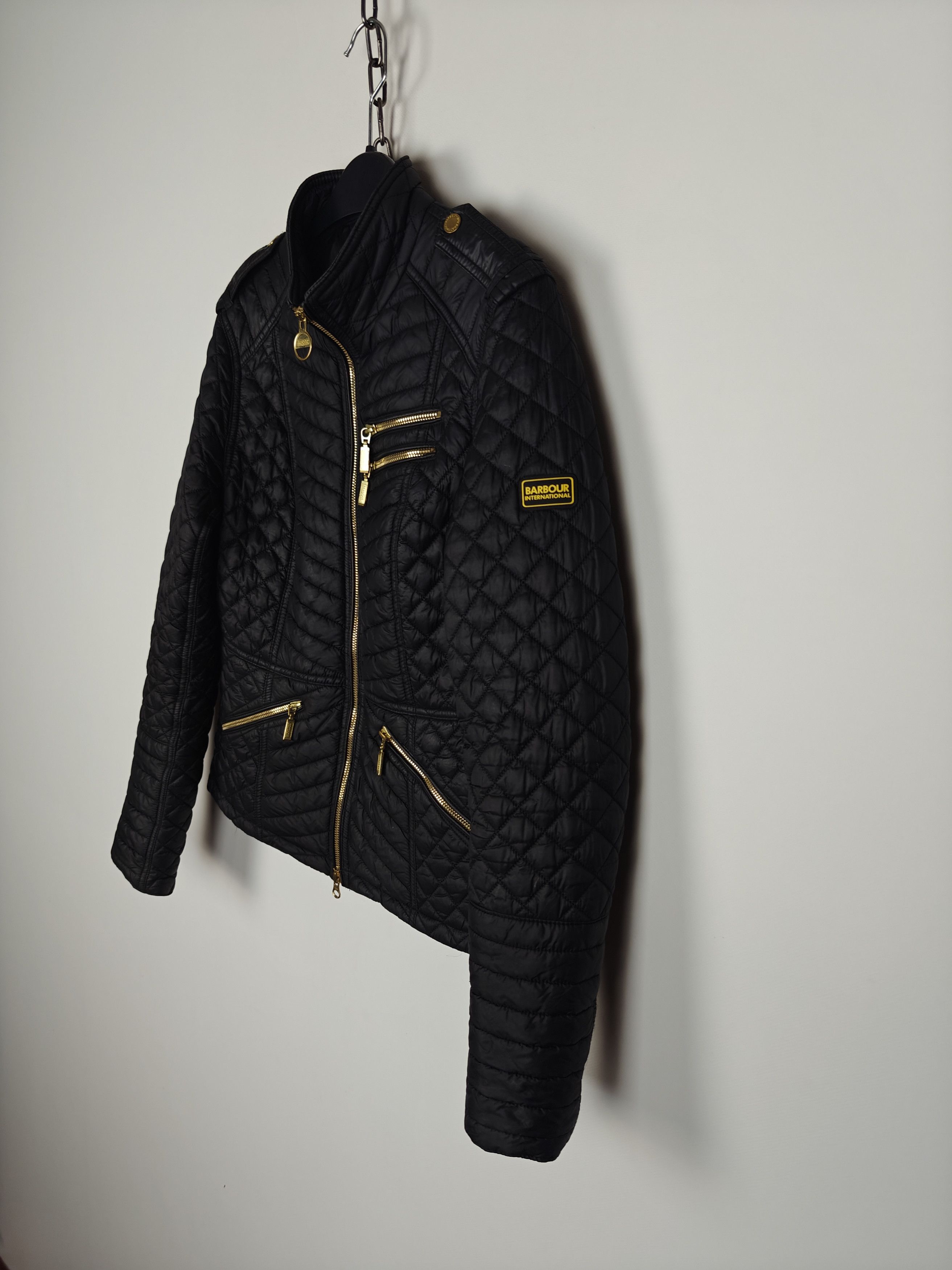 Barbour Barbour International Jacket Weld Quilt Black US 8/EU 38 Size M / US 6-8 / IT 42-44 - 6 Thumbnail