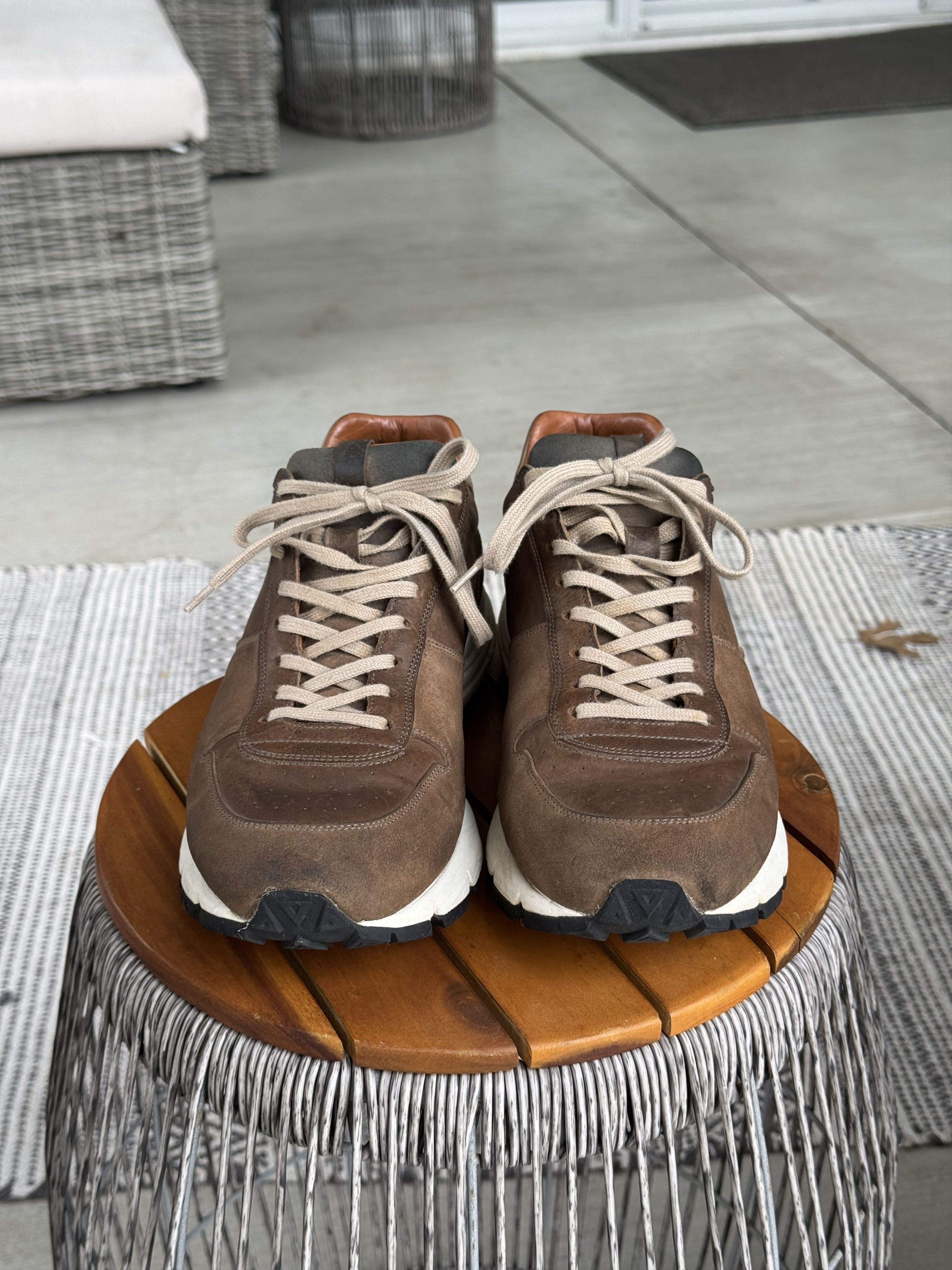 Viberg Viberg Asphalto Washed Kangoroo Sneakers Size US 7.5 / EU 40-41 - 1 Thumbnail