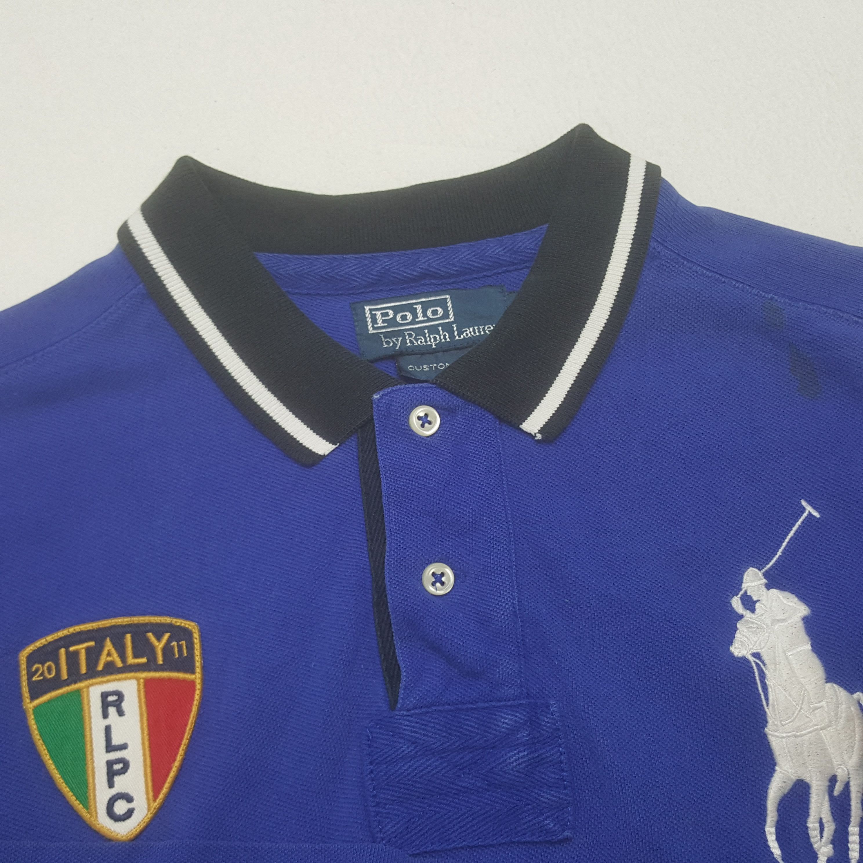 Polo Ralph Lauren × Vintage Vintage Polo by Ralph Lauren Italy Polo Shirt Size US L / EU 52-54 / 3 - 4 Thumbnail