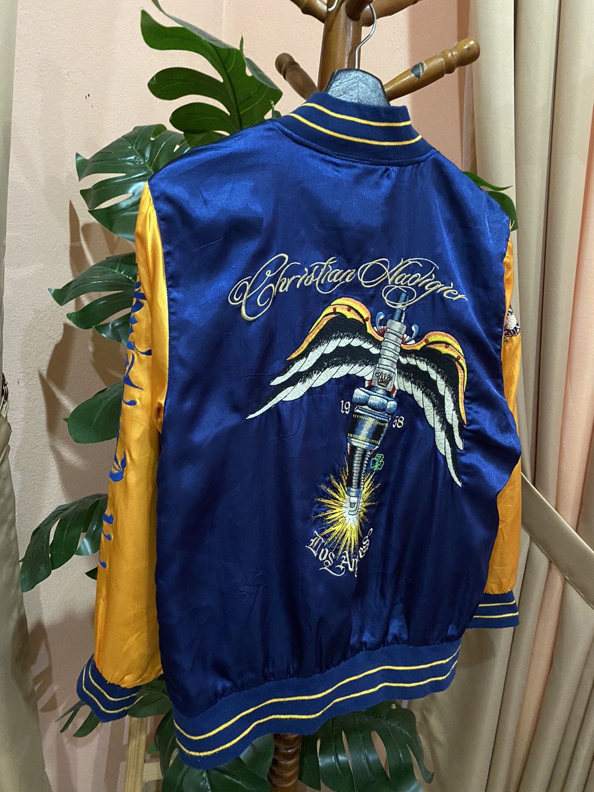 Christian Audigier Christian Audigier Allover Varsity Jacket Bold Embroidery Size US S / EU 44-46 / 1 - 10 Thumbnail