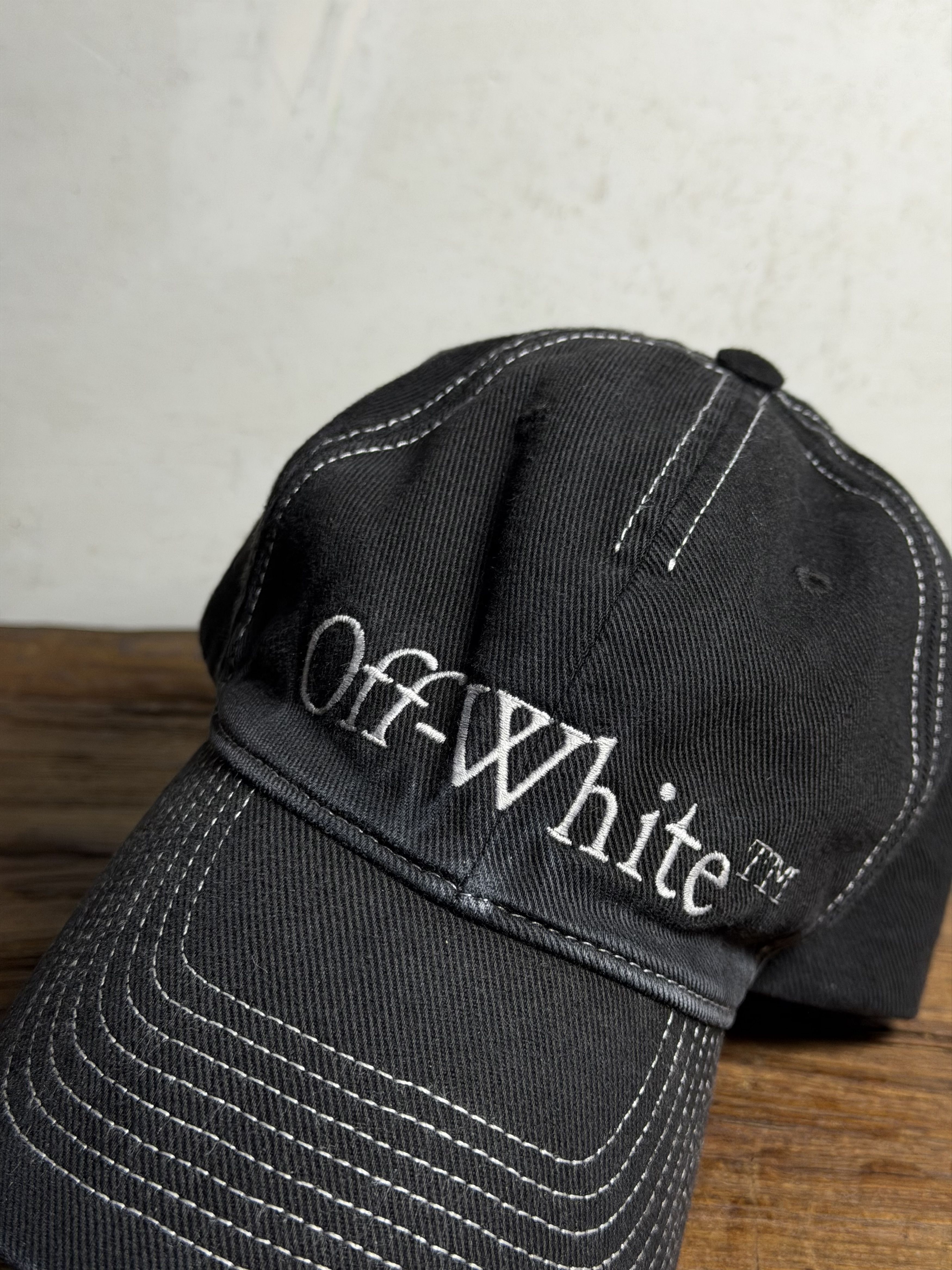 Off-White Off-White Logo-Embroidered Cotton-Gabardine Baseball Cap Size ONE SIZE - 6 Thumbnail
