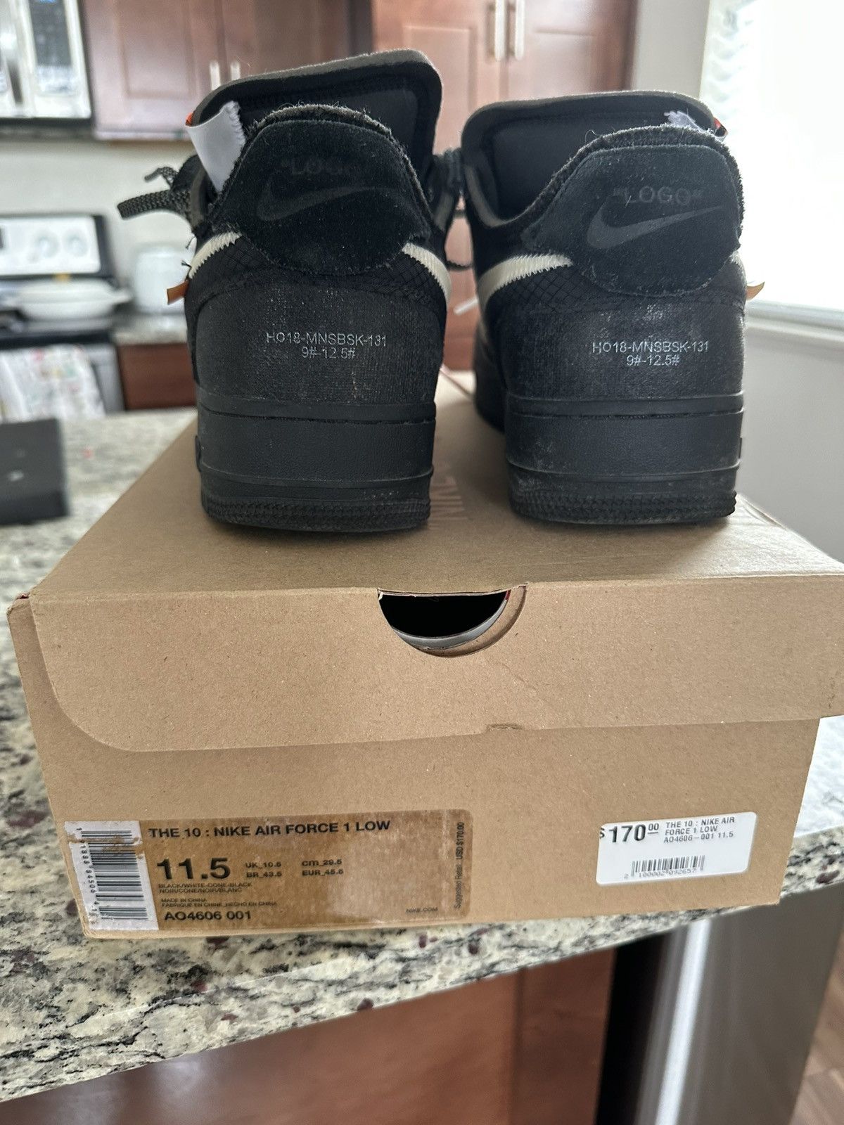 Nike × Off-White Nike Off White Air Force Size US 11.5 / EU 44-45 - 3 Thumbnail