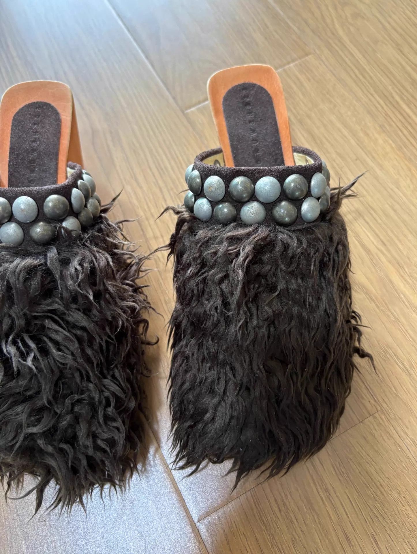 Sunao Kuwahara sunao kuwahara vintage studs fur shoes size S 230-240 Size US 6 / IT 36 - 3 Thumbnail