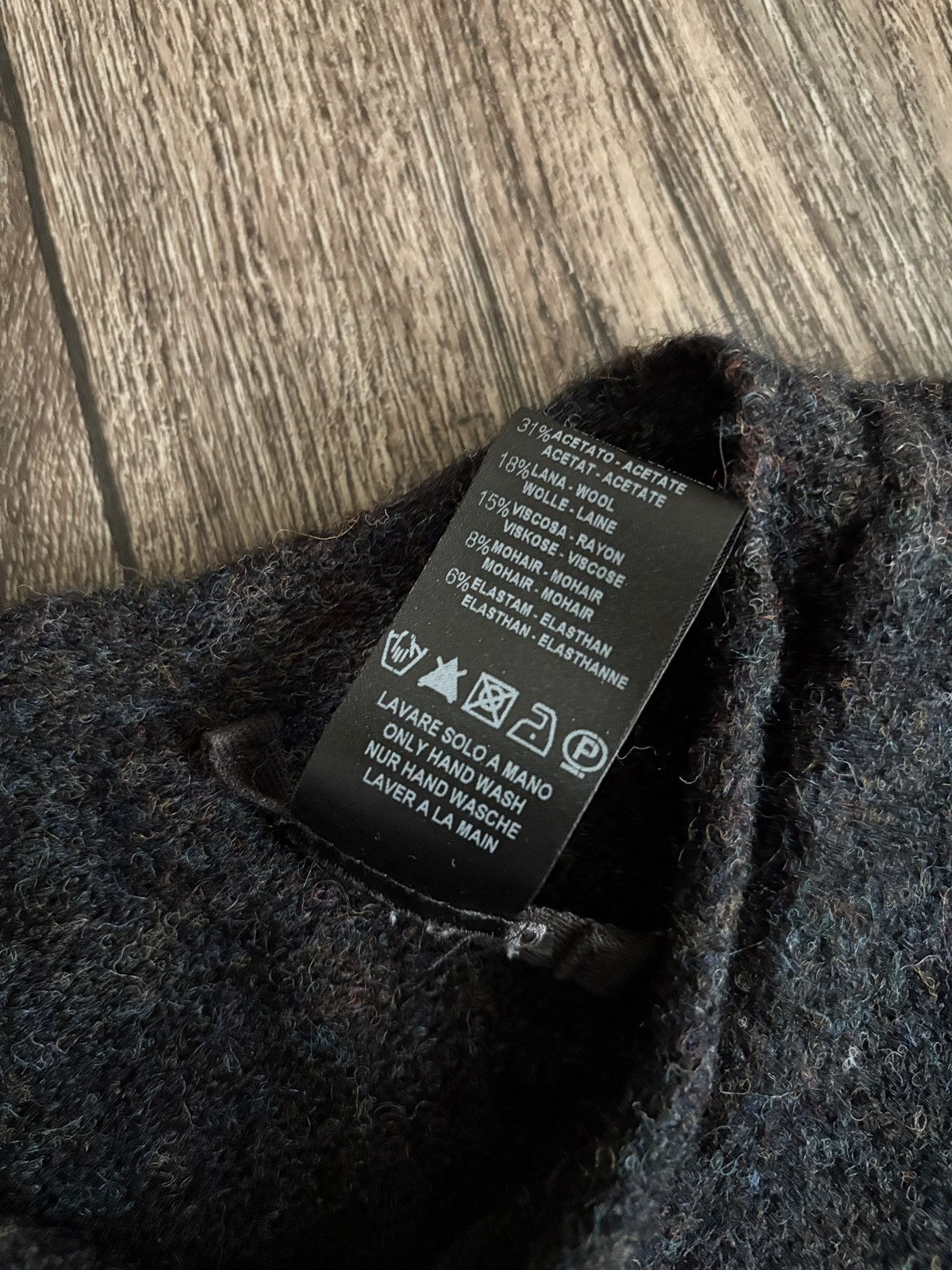 Transit Transit Asymmetric Avant Garde Wool/Mohair Sweater Designer Size L / US 10 / IT 46 - 4 Thumbnail