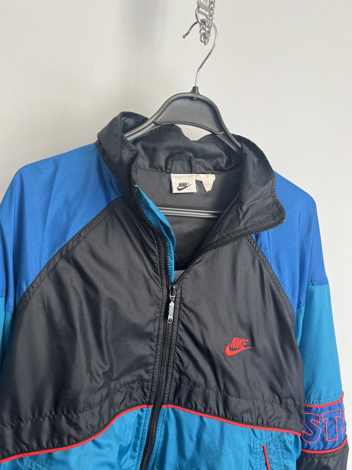 Nike Vintage Nike Track Jacket 90s Big Logo Swoosh Size US M / EU 48-50 / 2 - 2 Thumbnail