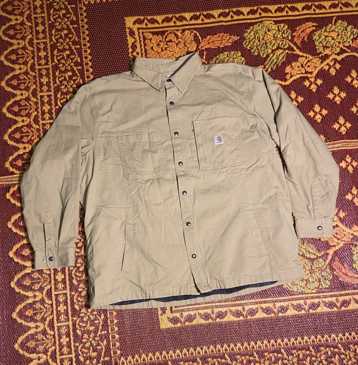 Carhartt Carhartt Rugged Flex Fleece Lined Shirt Size US XXL / EU 58 / 5 - 1 Thumbnail