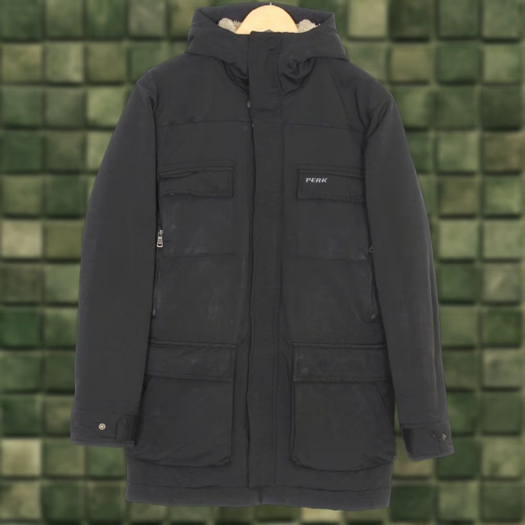 Peak Performance PEAK PERFORMANCE CAMP Black Hooded Parka Jacket Men Size S Size US S / EU 44-46 / 1 - 1 Thumbnail