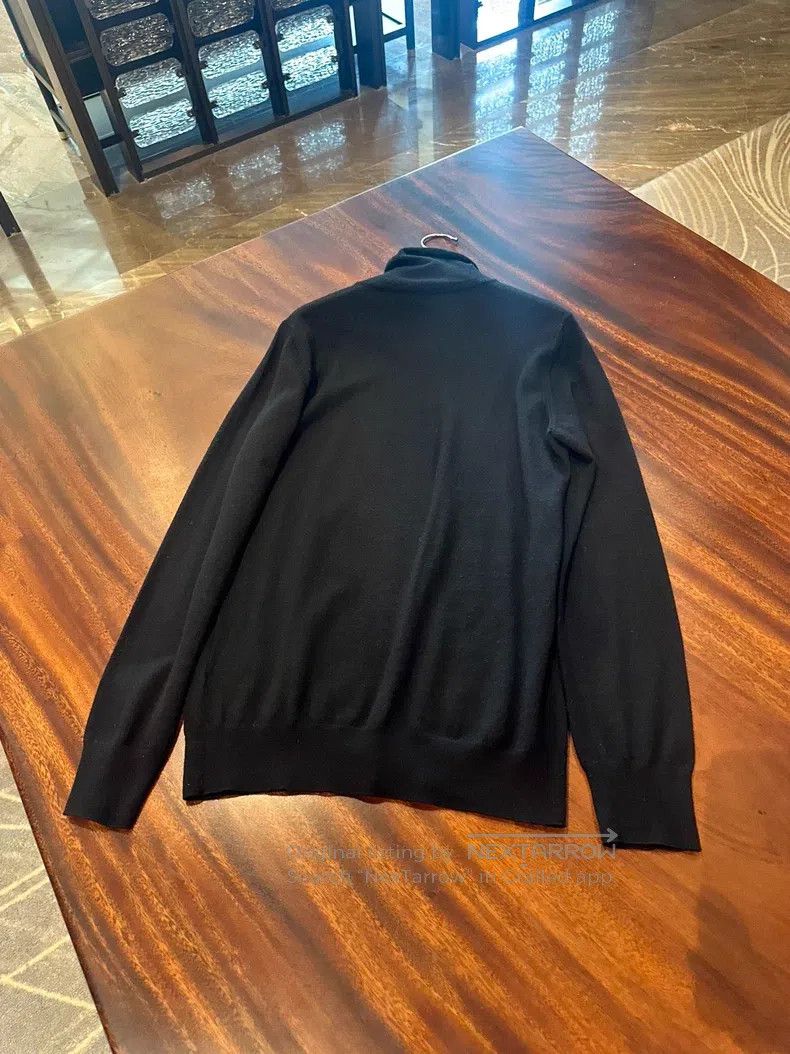 Loro Piana Loro Piana High-neck black cashmere sweater Size US S / EU 44-46 / 1 - 5 Thumbnail