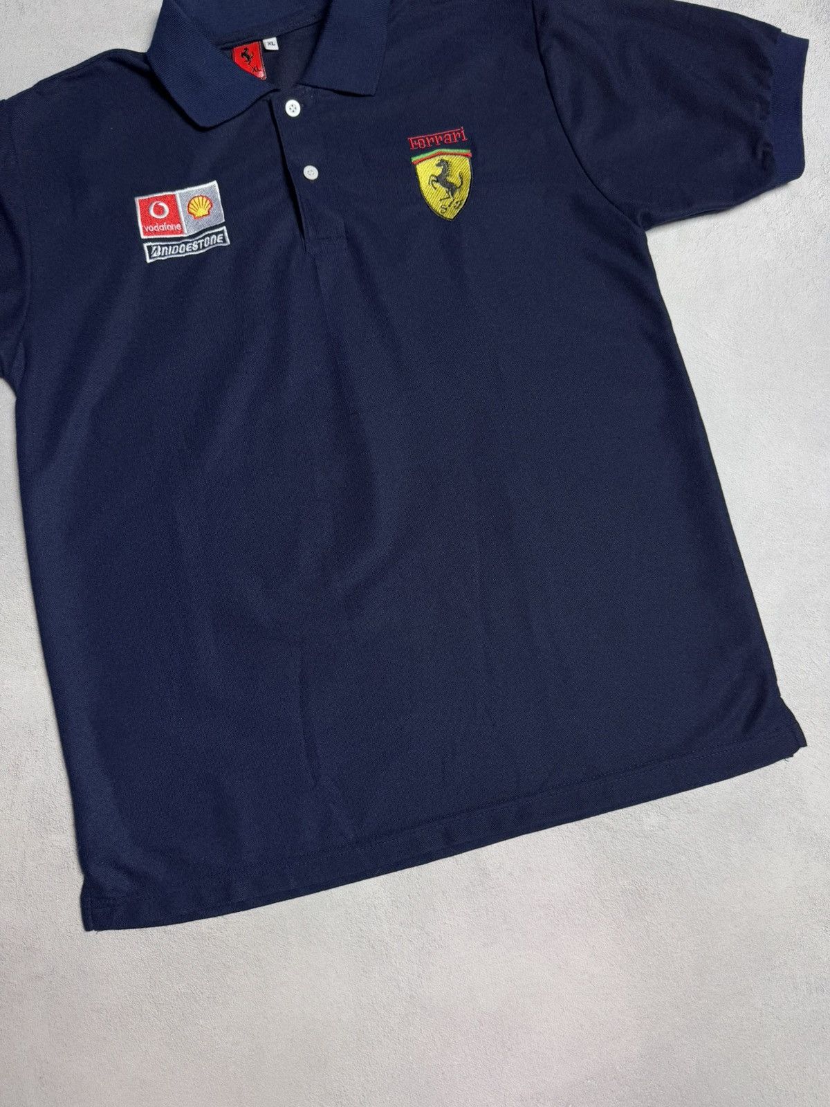 Ferrari FERRARI Racing Polo Shirt Big Embroidered Logo size L Size US L / EU 52-54 / 3 - 4 Thumbnail