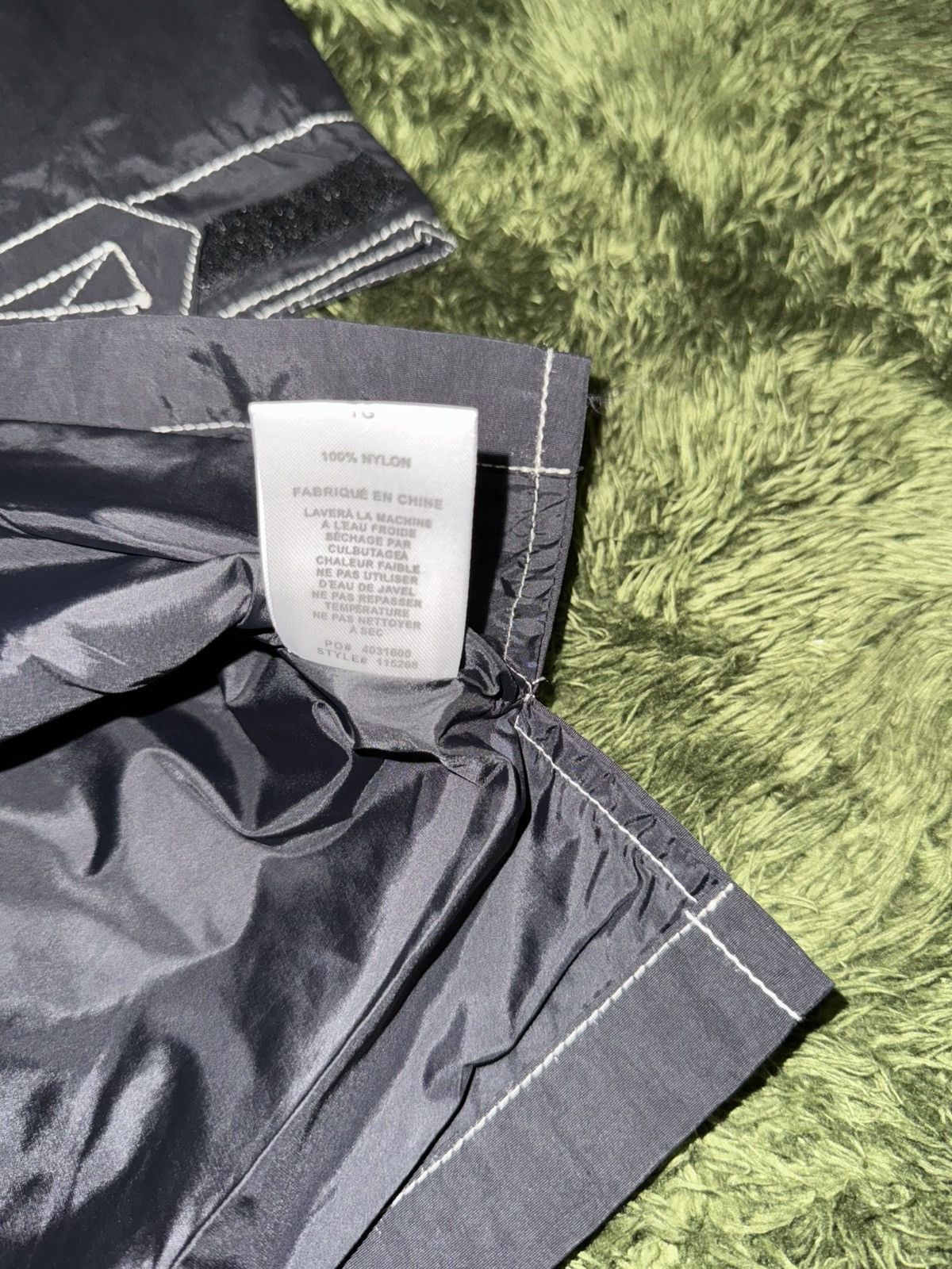 Stussy [XL] stussy stitched detail nylon hood anorak jacket black Size US XL / EU 56 / 4 - 7 Thumbnail